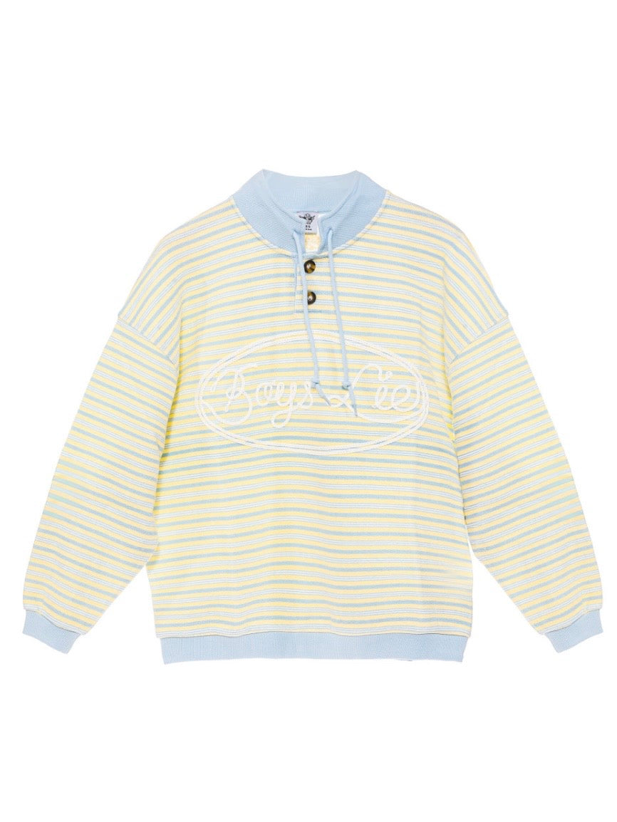 Honor Roll Henley Crewneck – Boys Lie Pullover Sweatshirt