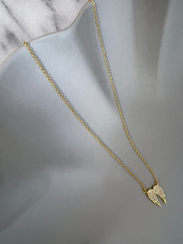 Mini Angel Wing Necklace