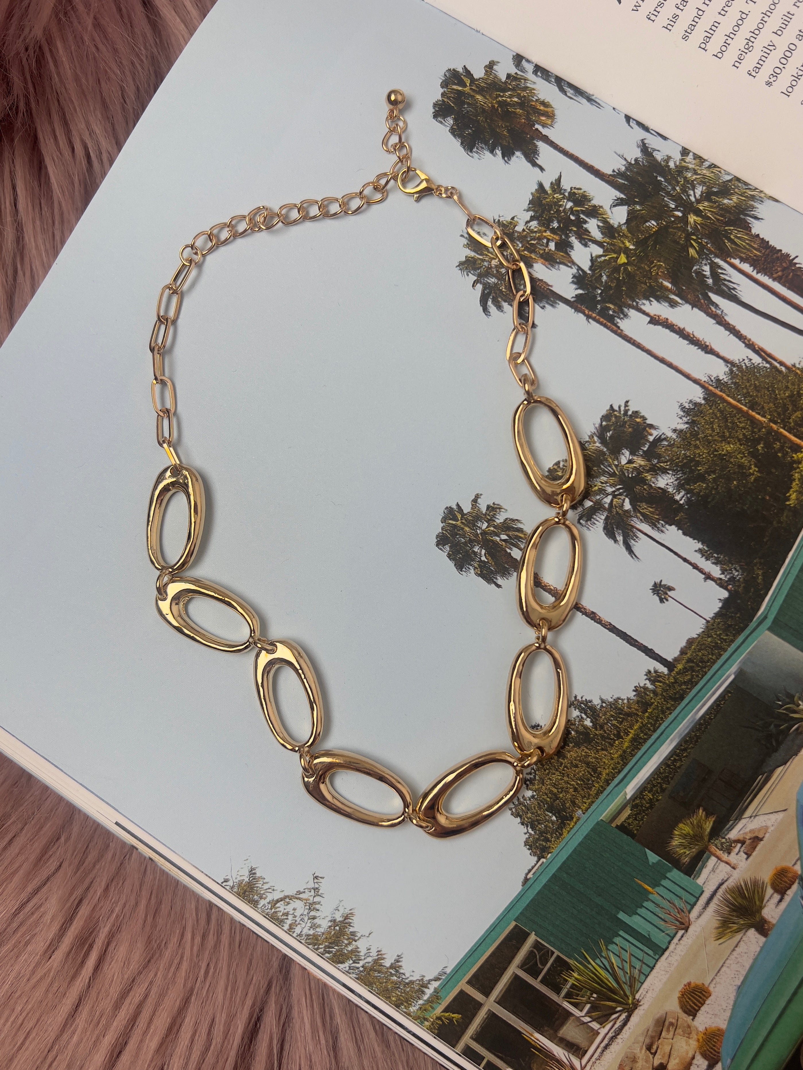 Asher Oval Link Necklace