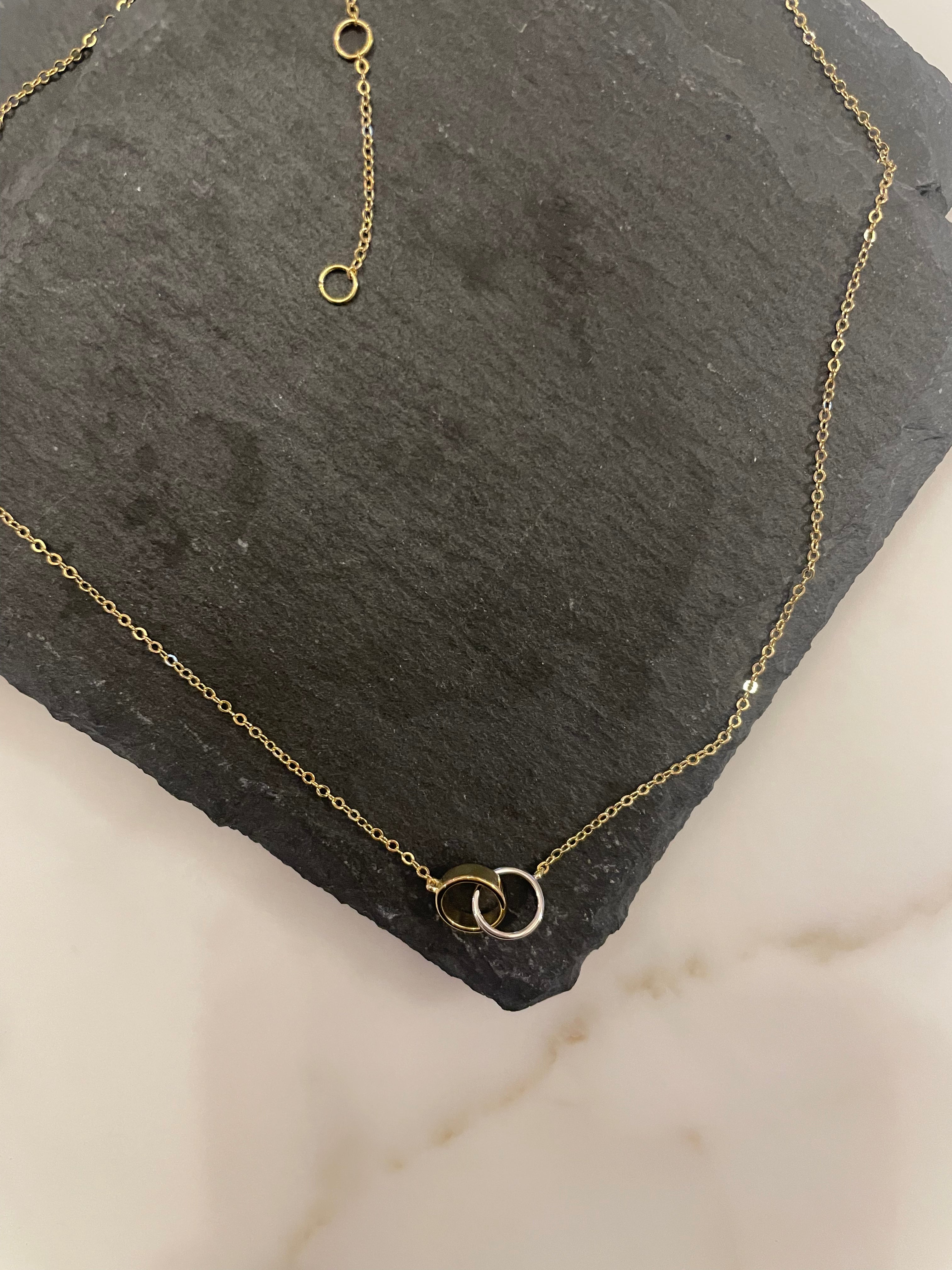 Interlock Love Circle Necklace