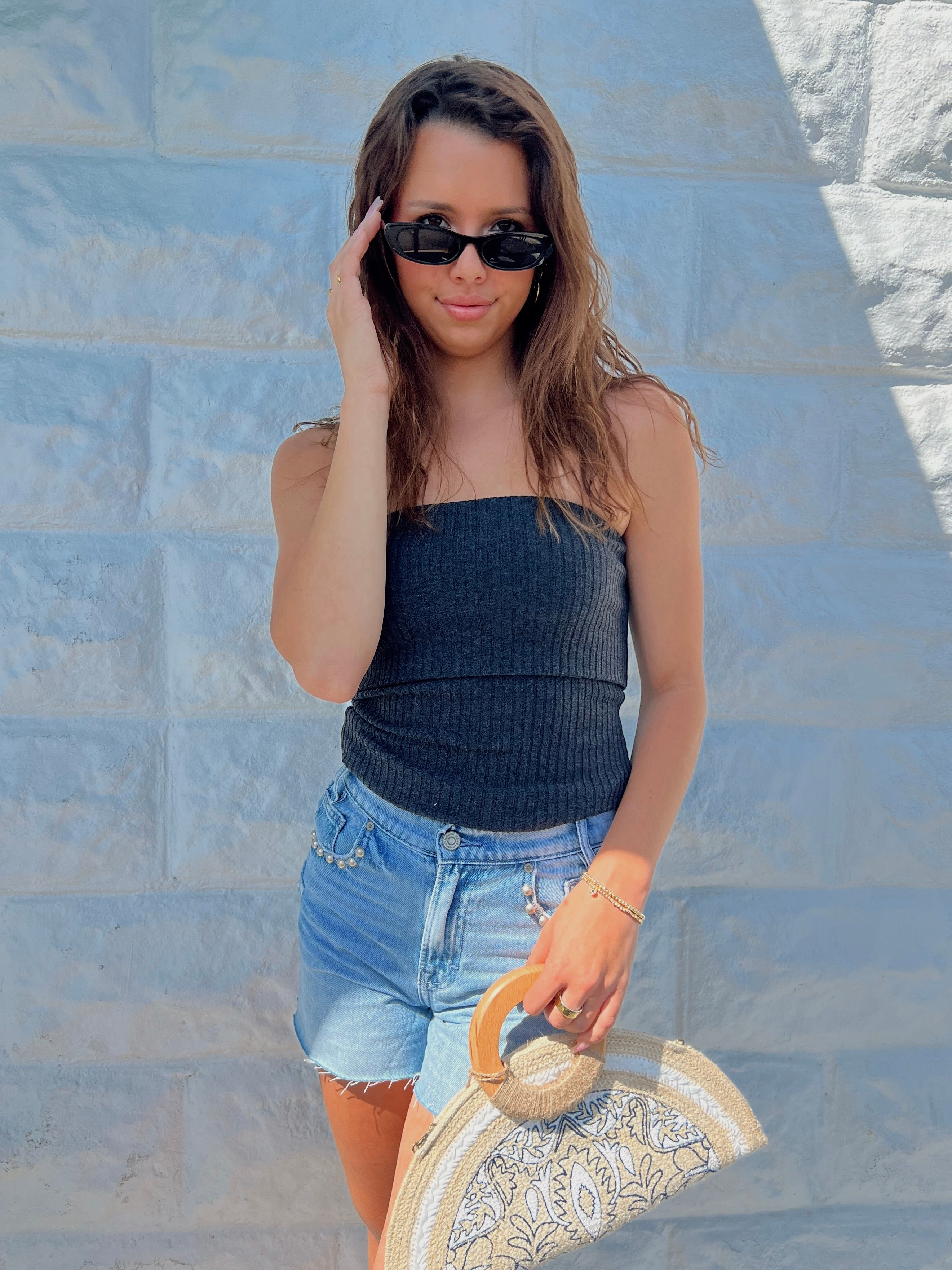 Filomena Rib Tube Top