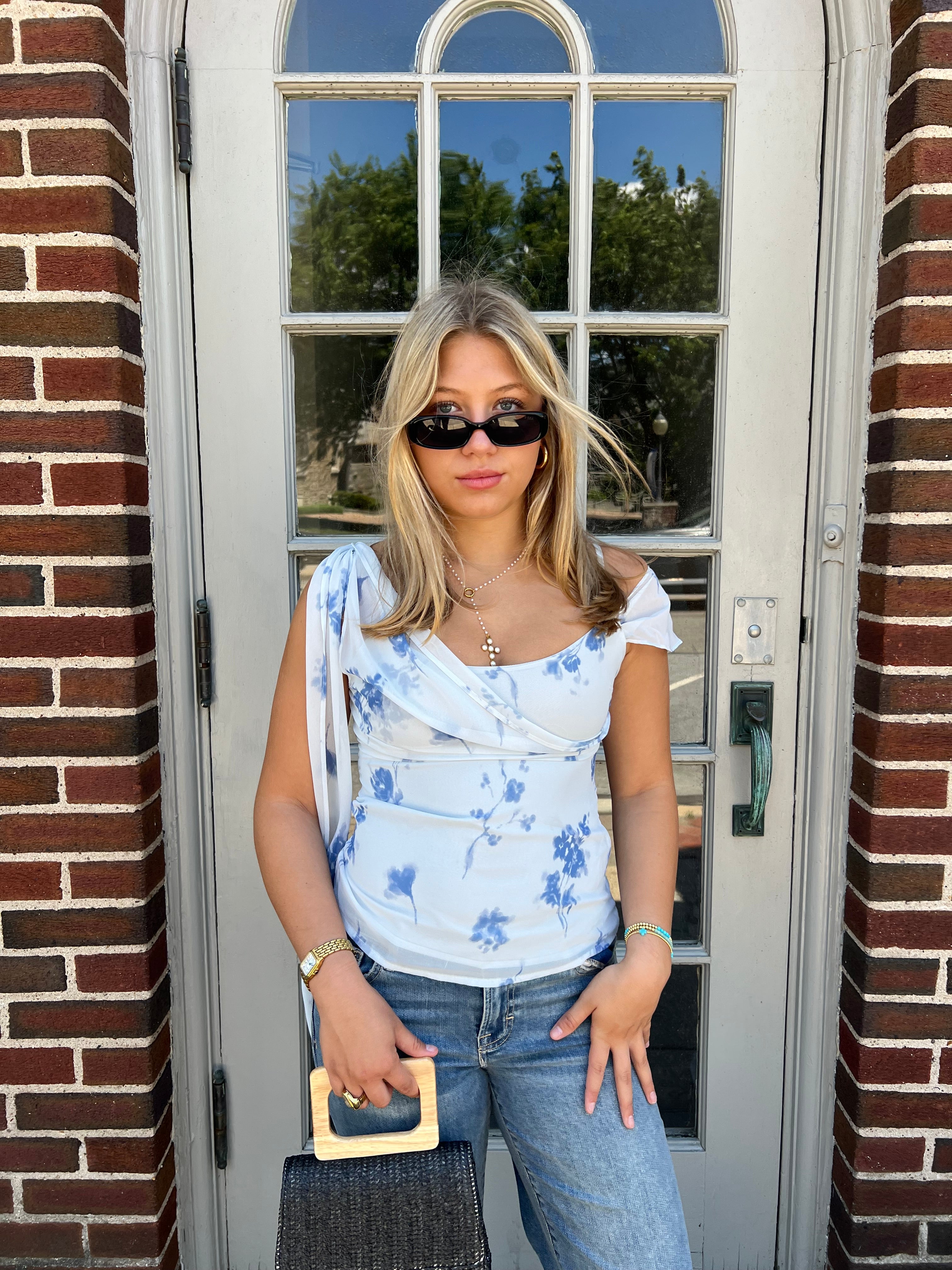 The Juliette Blue Top