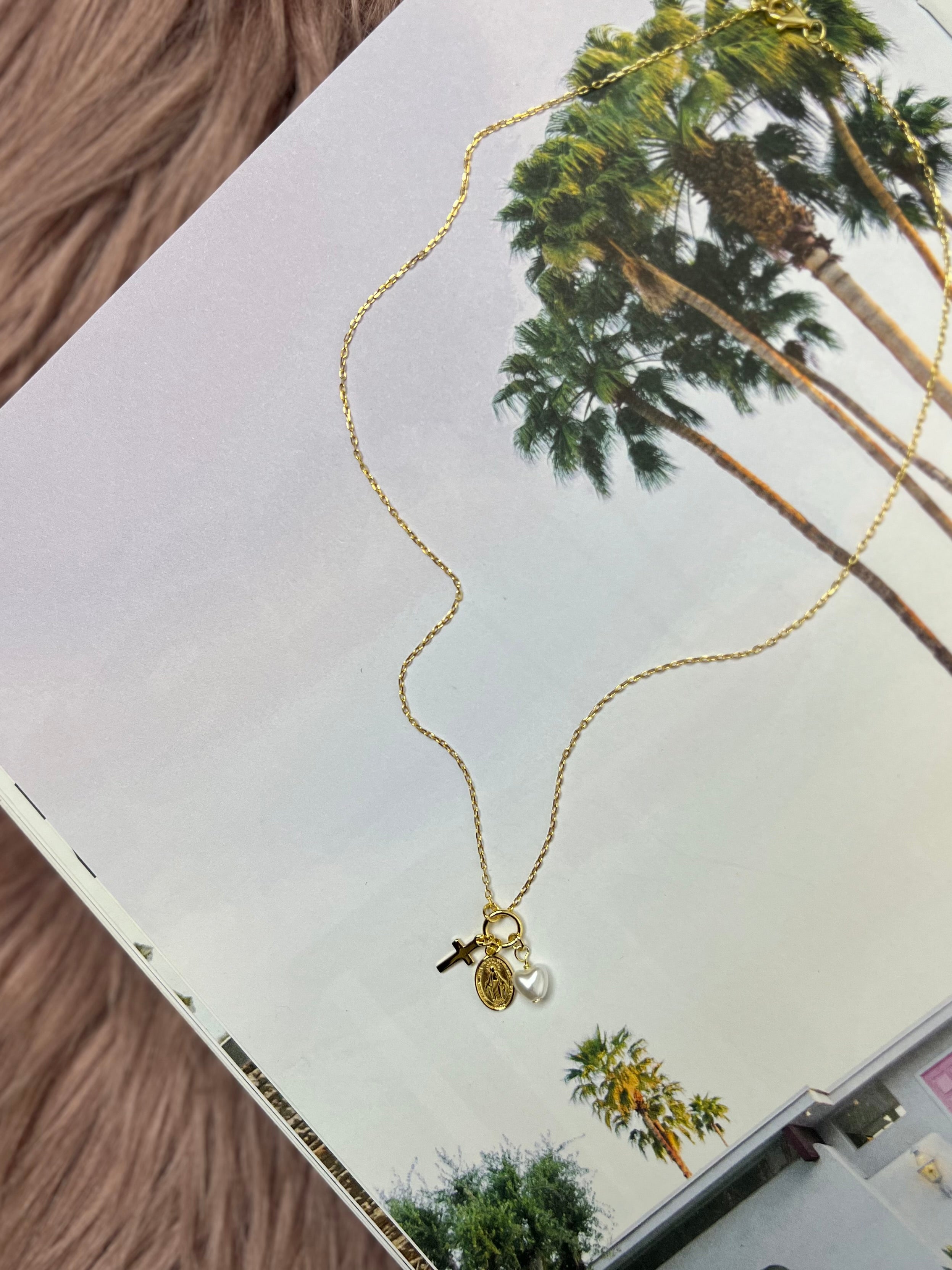 Celeste Petite Charm Necklace