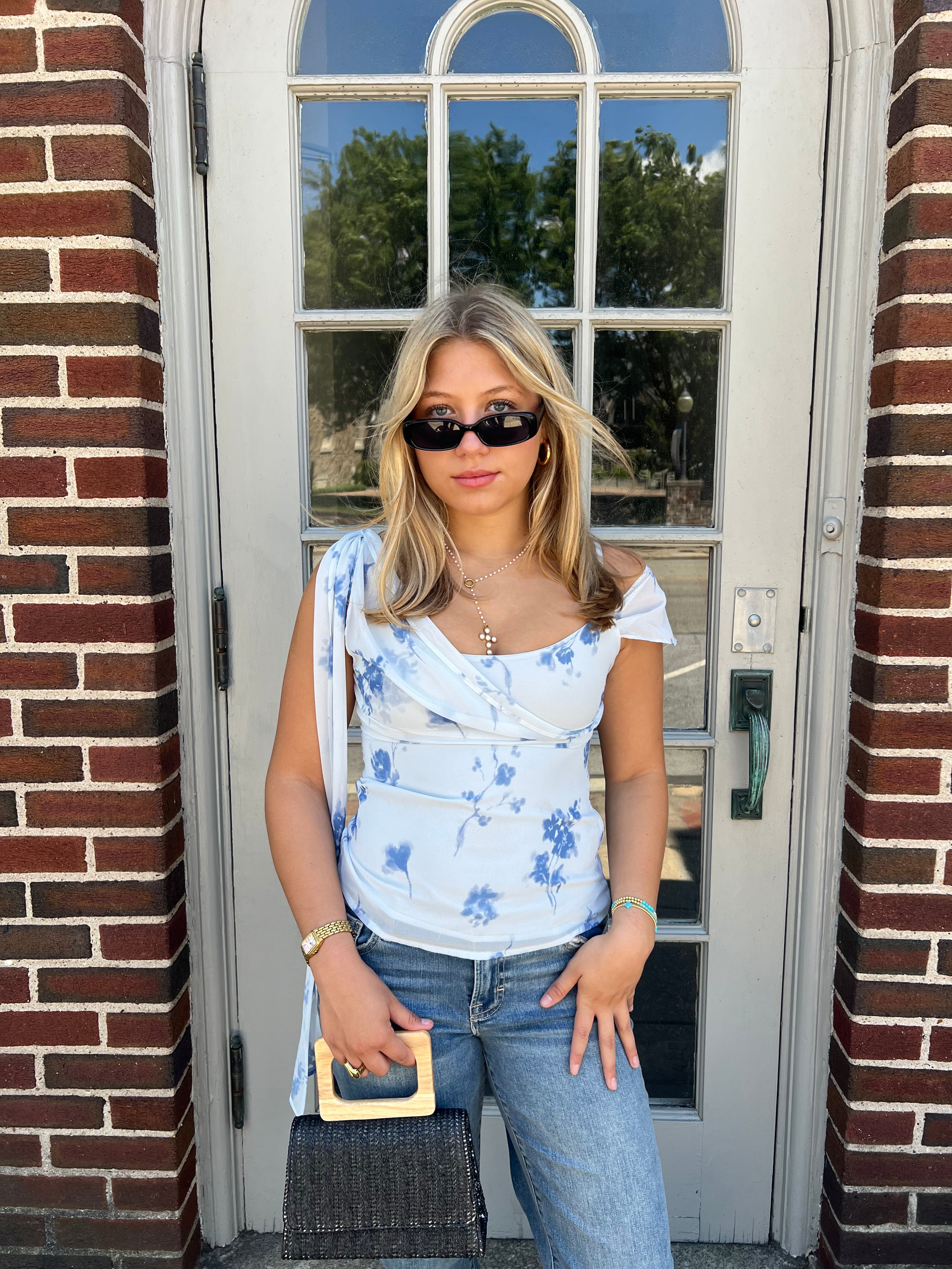 The Juliette Blue Top