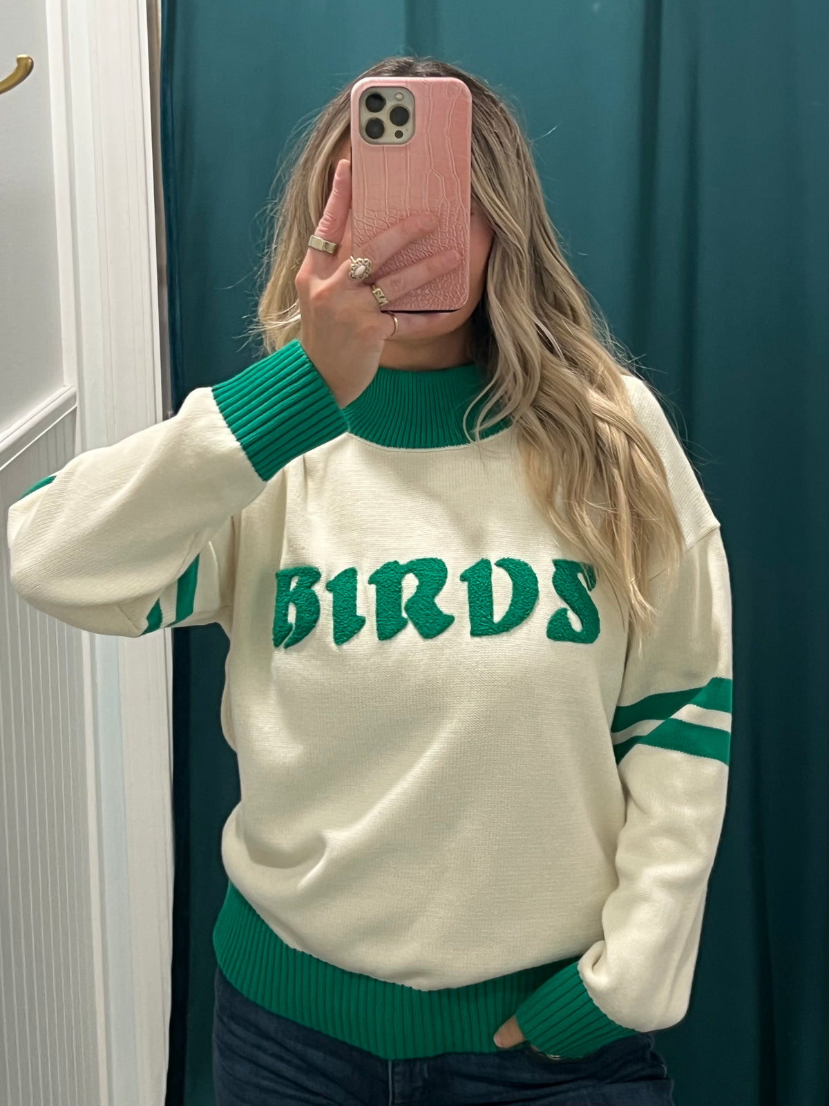 BIRDS Mockneck Sweater