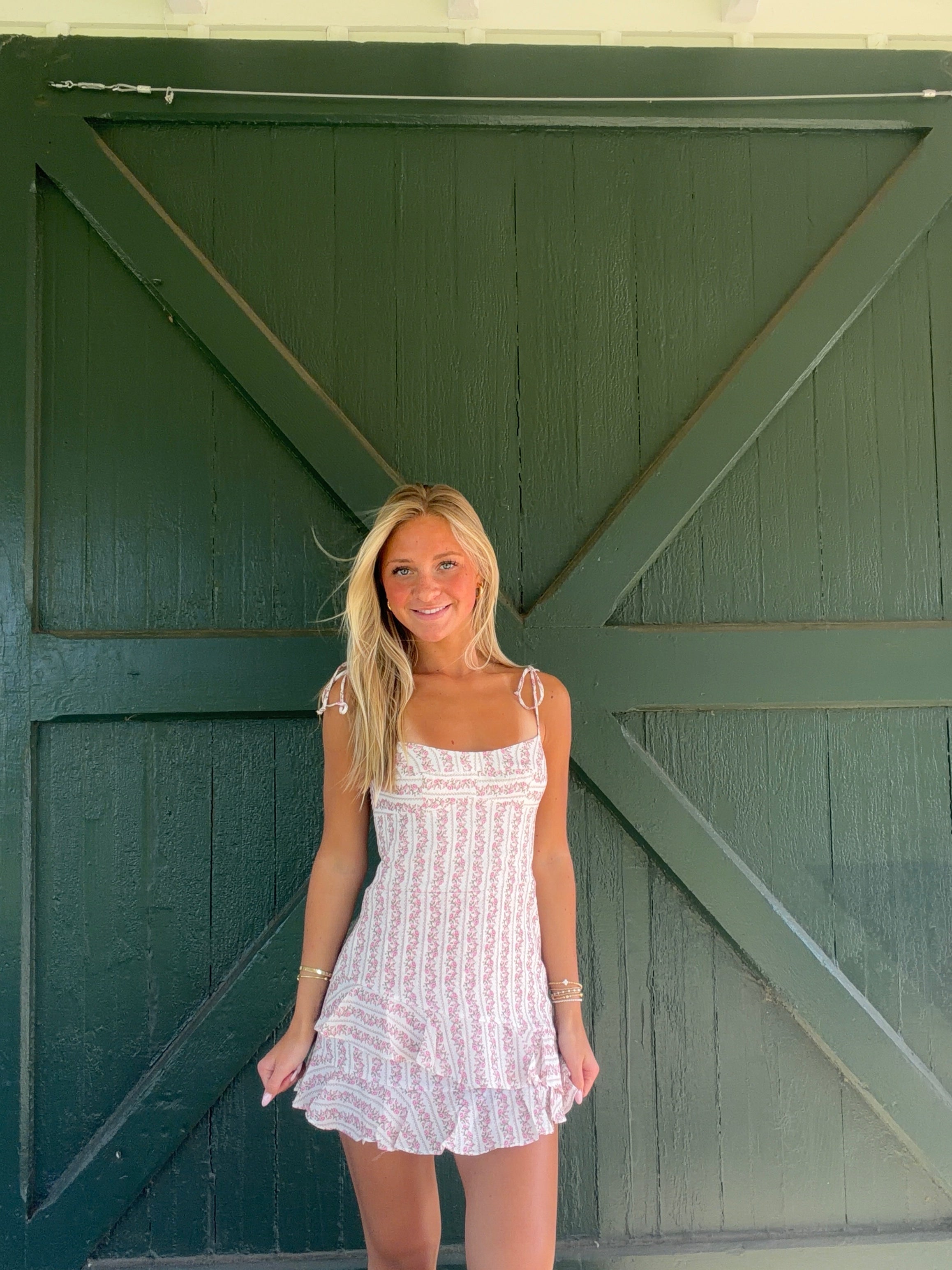 The Summer Party Romper Dress- Pink Rose