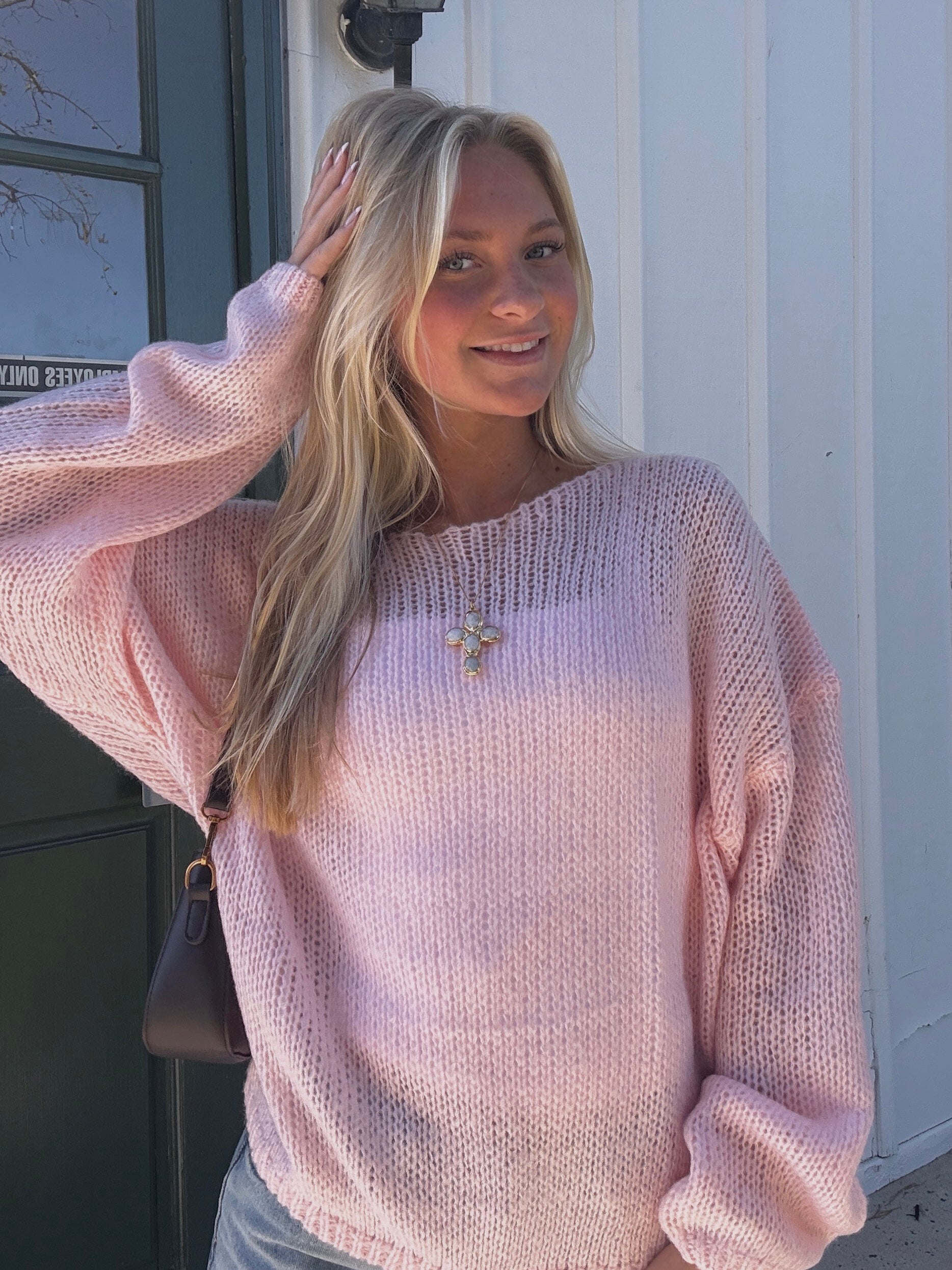 Madison Pink Perfectly Soft Sweater