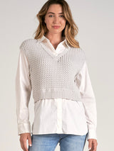 Jillian Sweater Shirt Combo