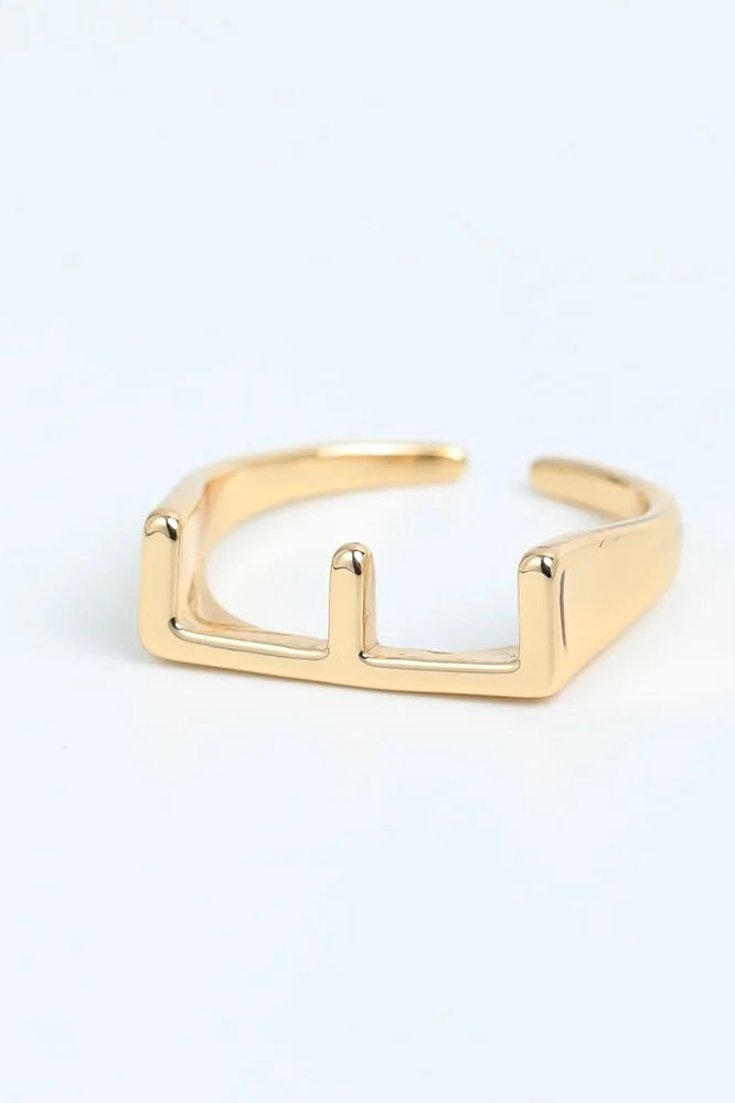 Sloane Slim Initial Ring