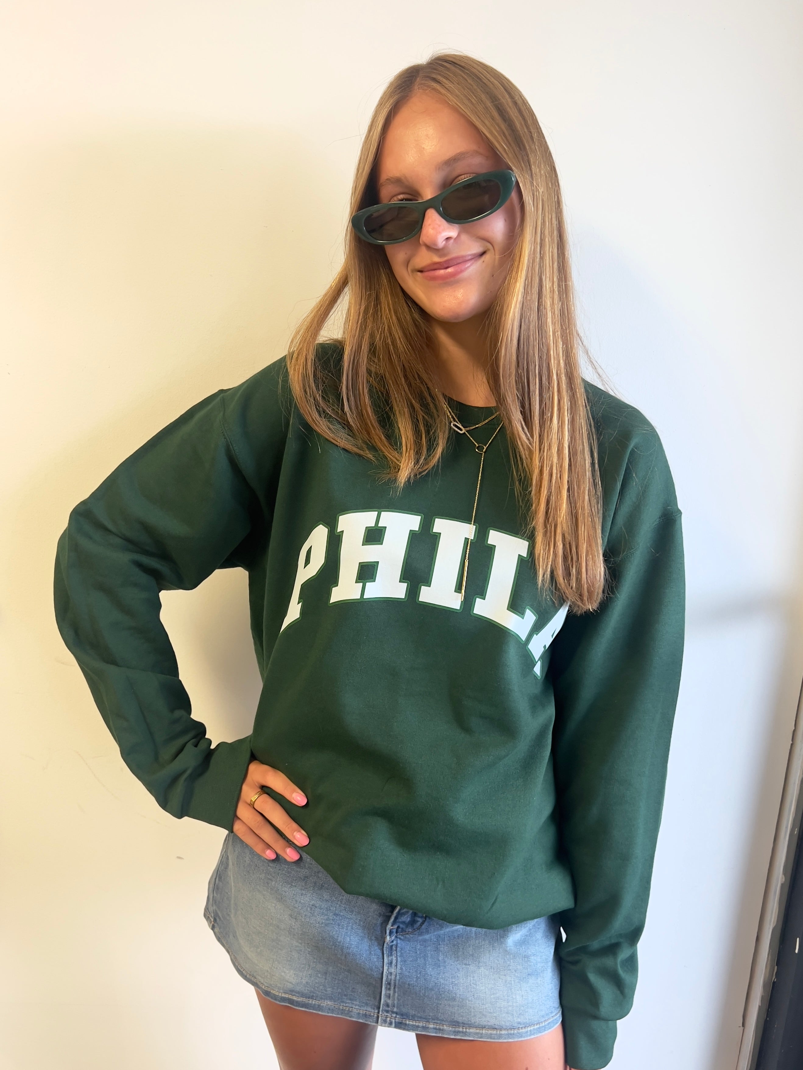 Phila Eagles Crew Neck