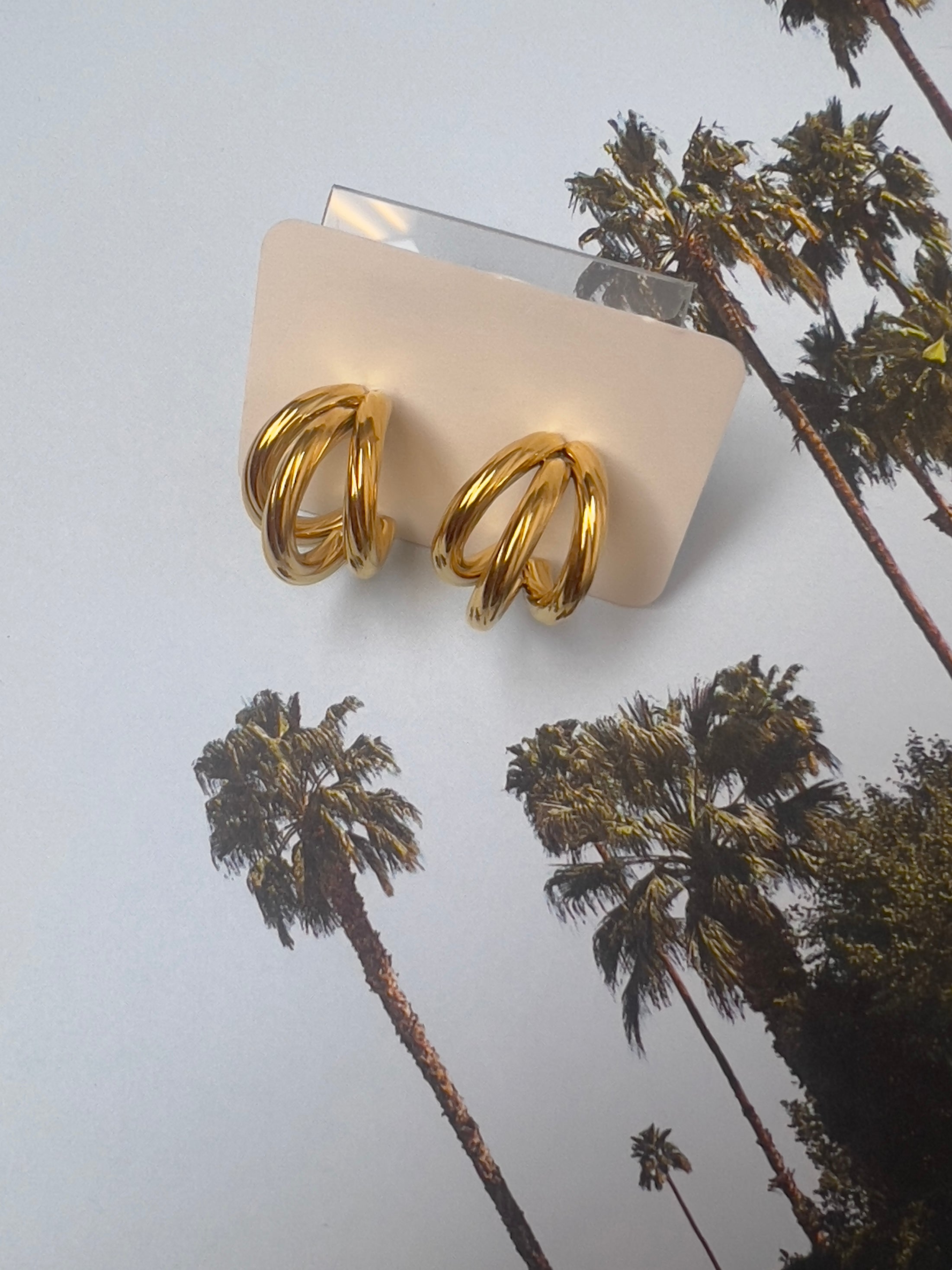 Margot Double Hoop Earring