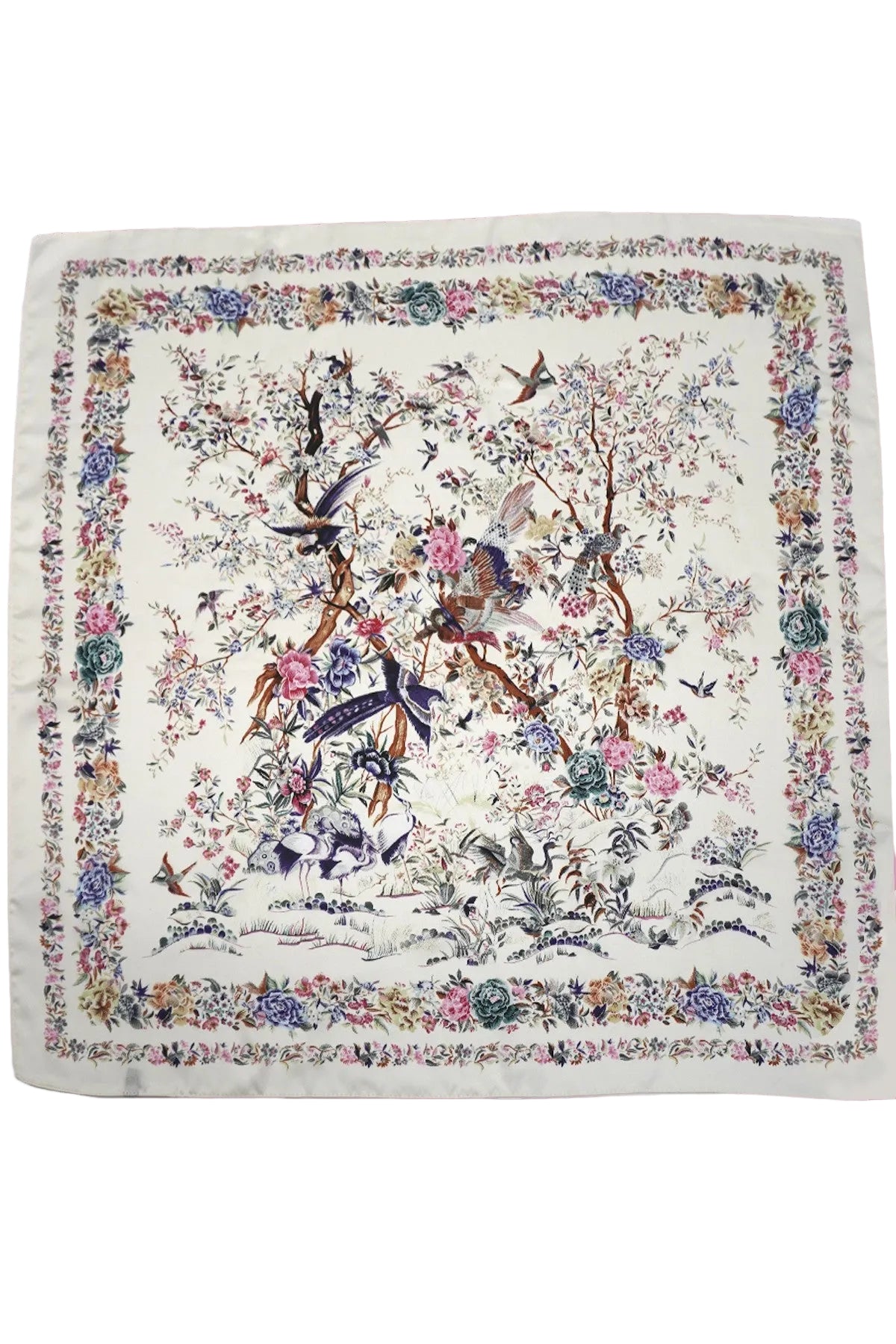 Bloom Muse Floral Print Bandana Scarf