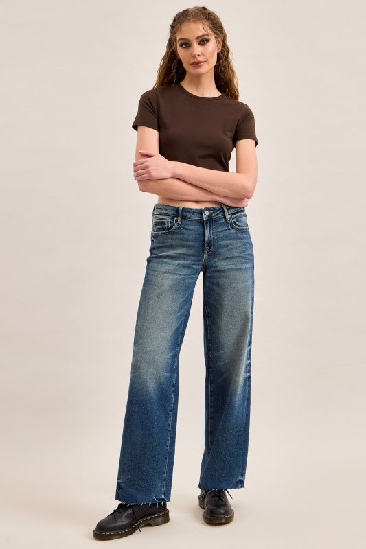 Hidden Logan Mid-Rise Dad Jeans