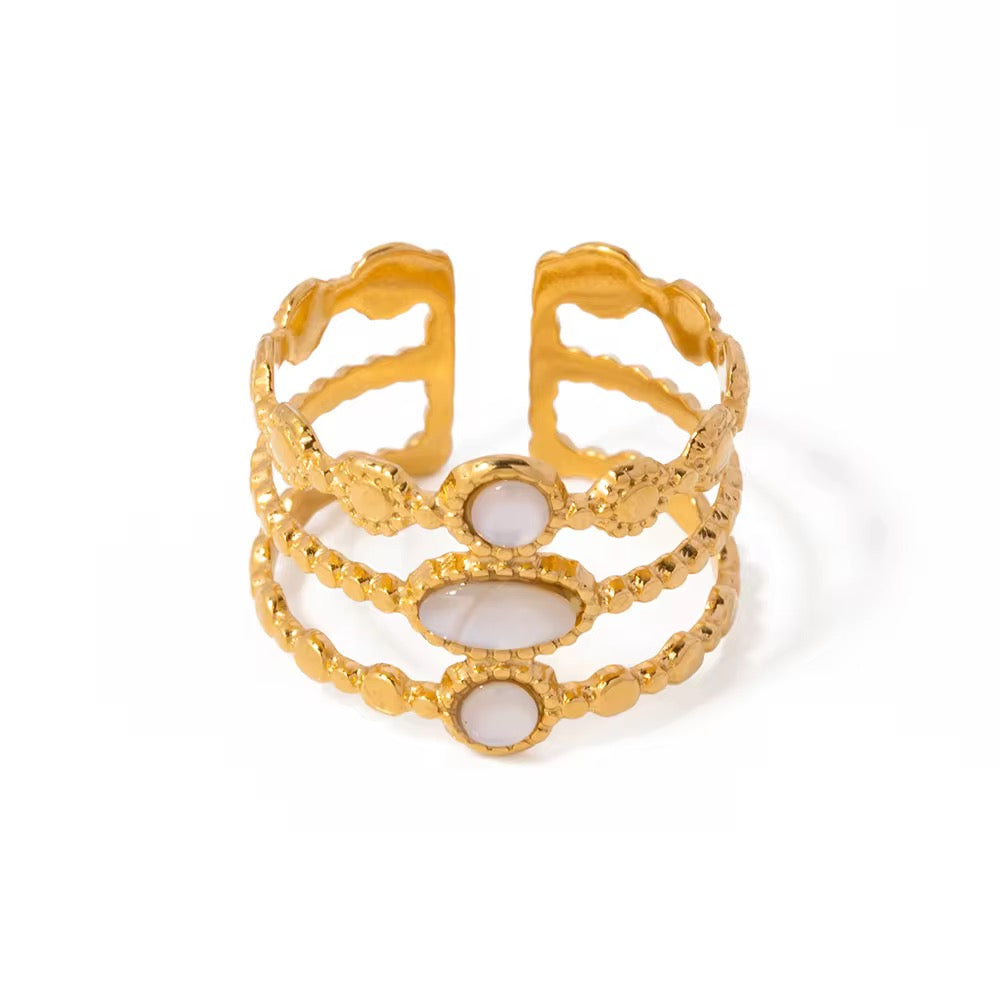 Sardinia Shell Ring– Water Resistant