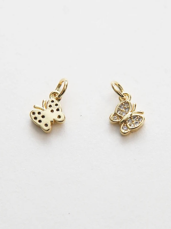 Gold Mini Butterfly Charm