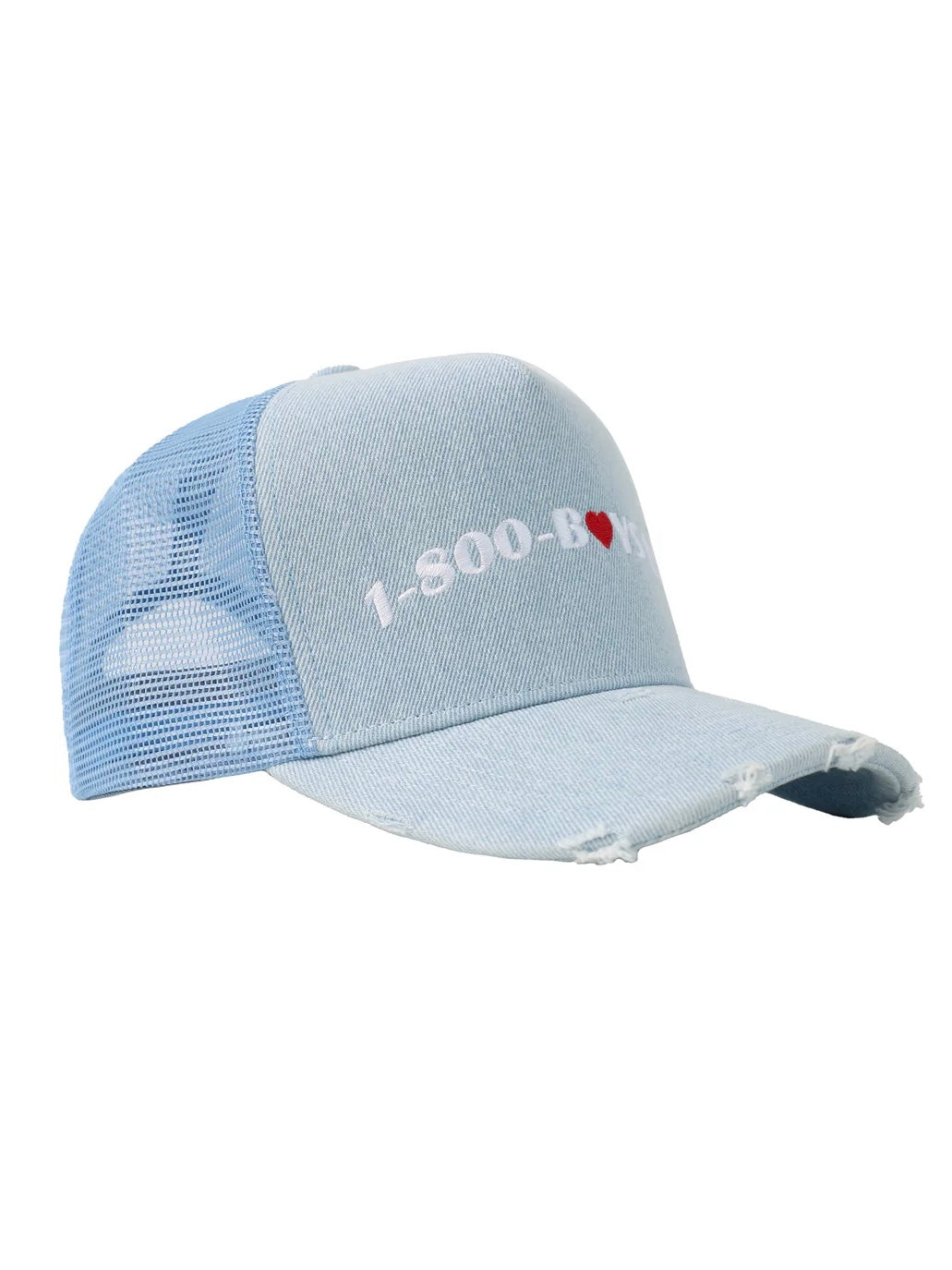 Boys Lie Denim 1-800 Heart Trucker Hat