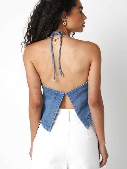 Amory Denim Top