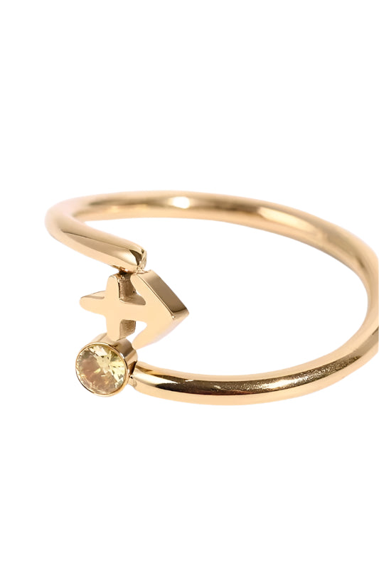 Zodiac Sign Stainless Steel Ring