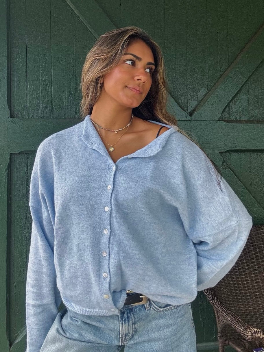 The Sky Blue It Girl Sweater
