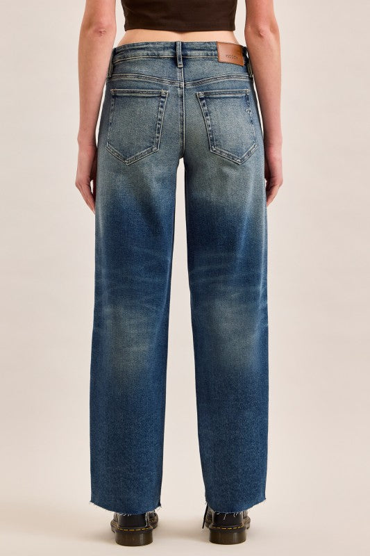 Hidden Logan Mid-Rise Dad Jeans