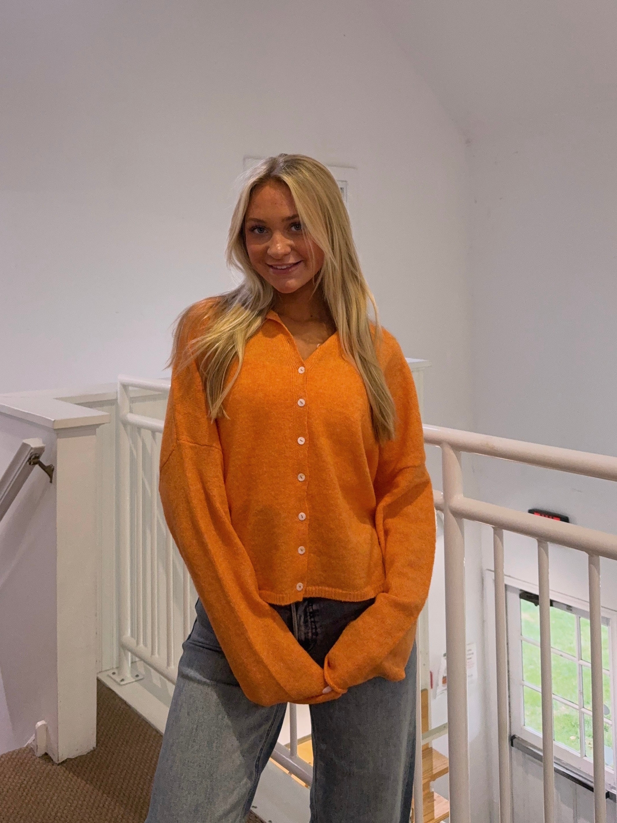 The Orange It Girl Sweater