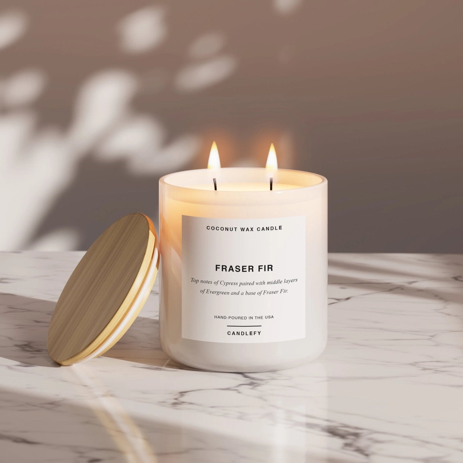 Double Wick Fraser Fir Scented Candle