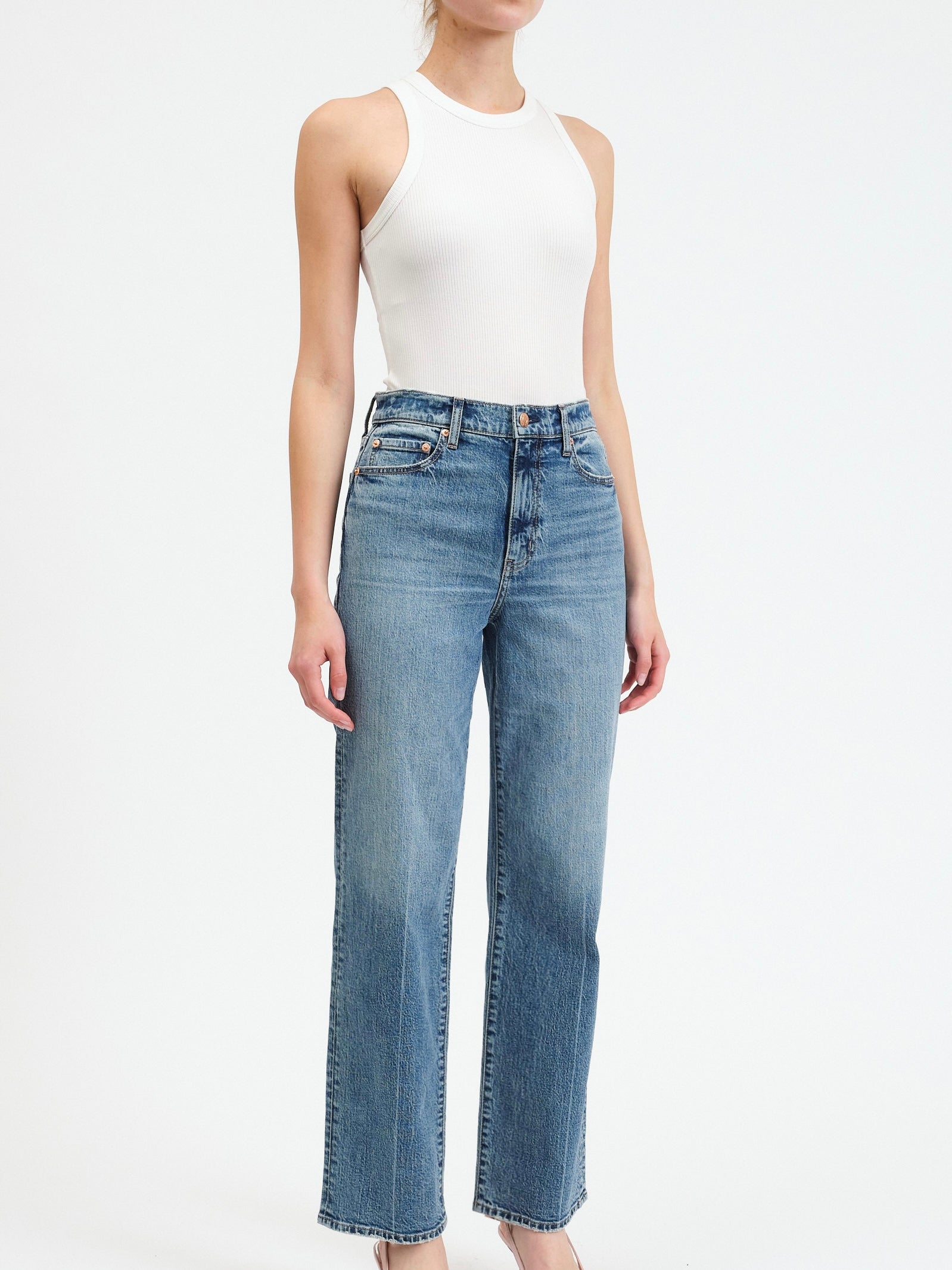 Daze Sundaze High Rise Vintage Straight Jean