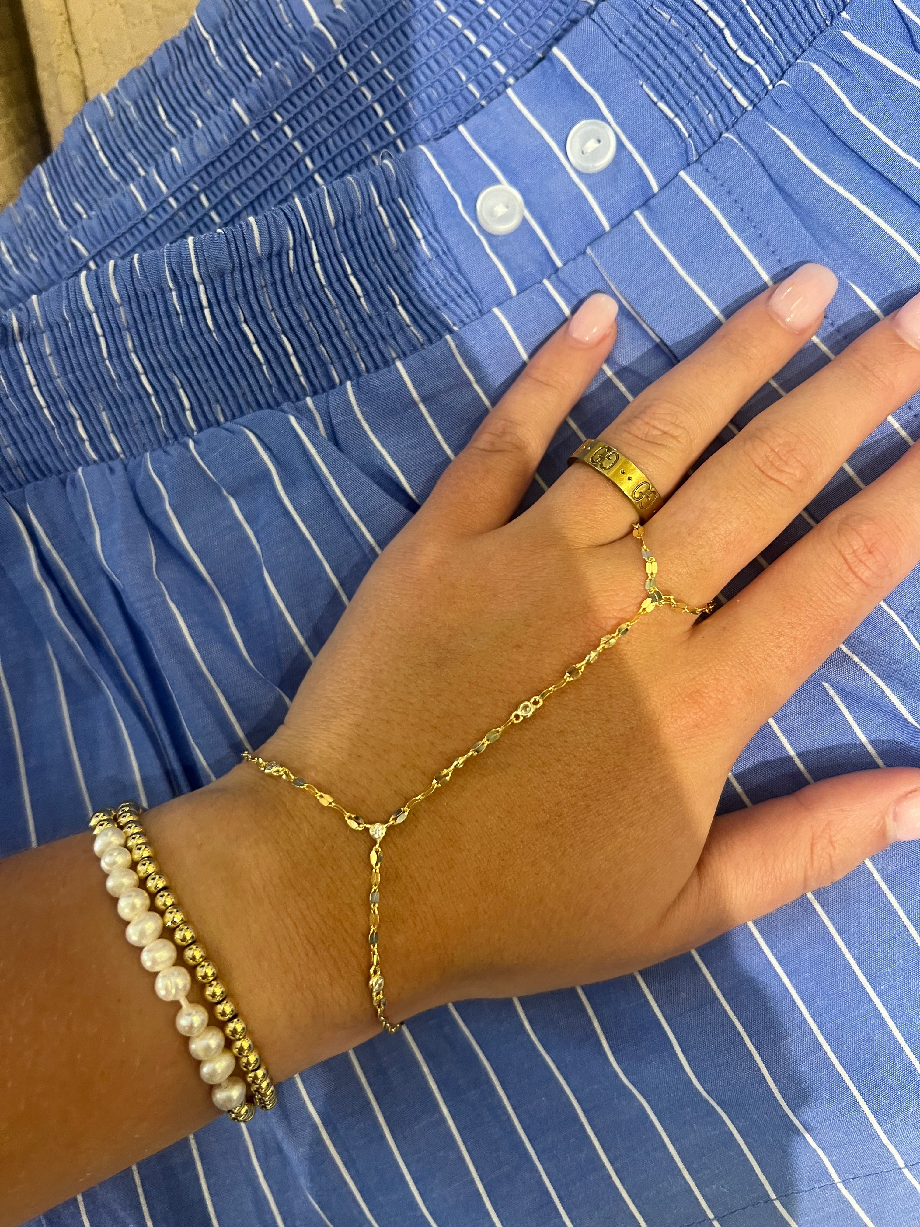 Naomi Hand Chain Bracelet