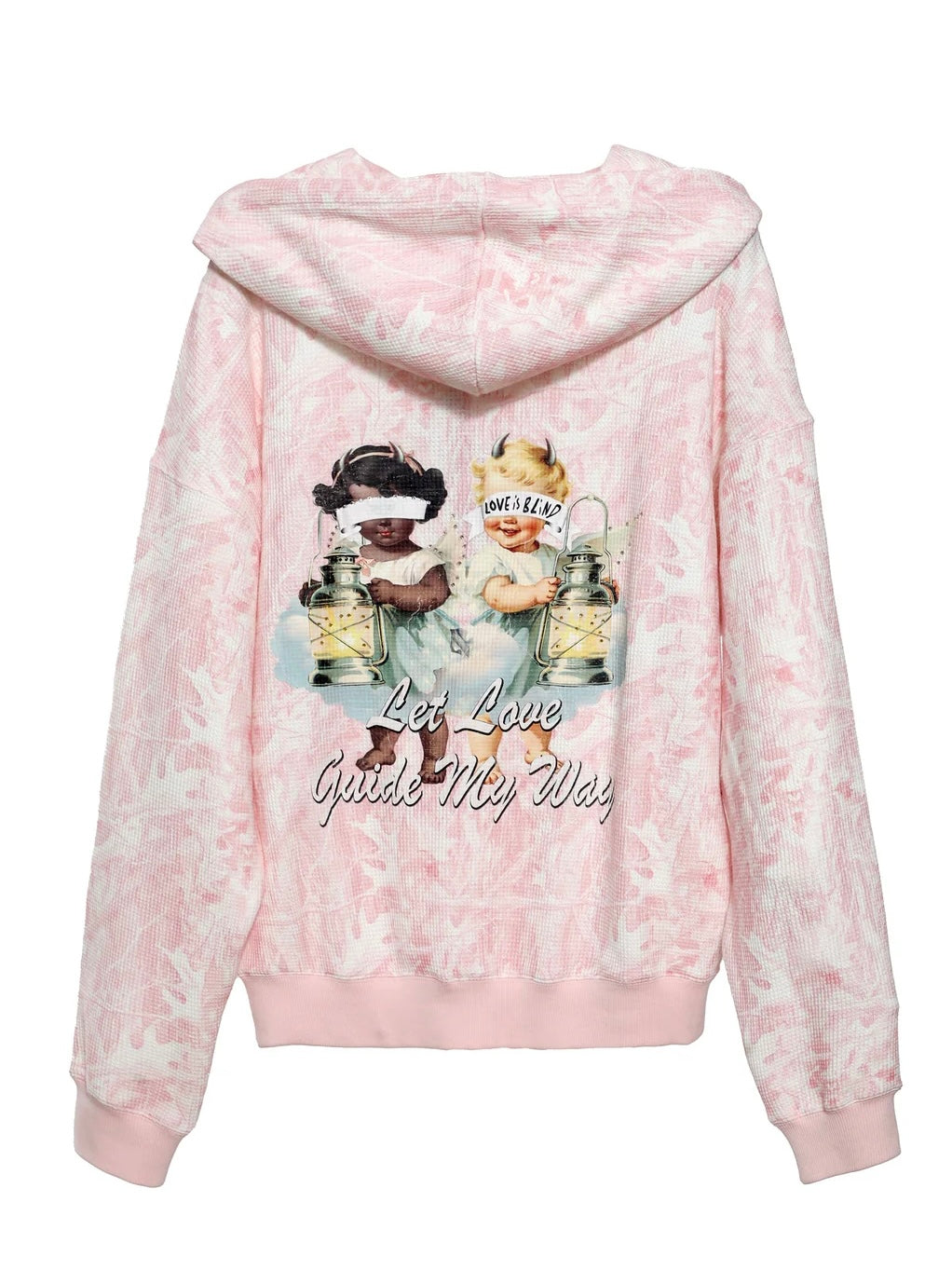 Boys Lie Let Love Guide My Way Rhinestone Hoodie
