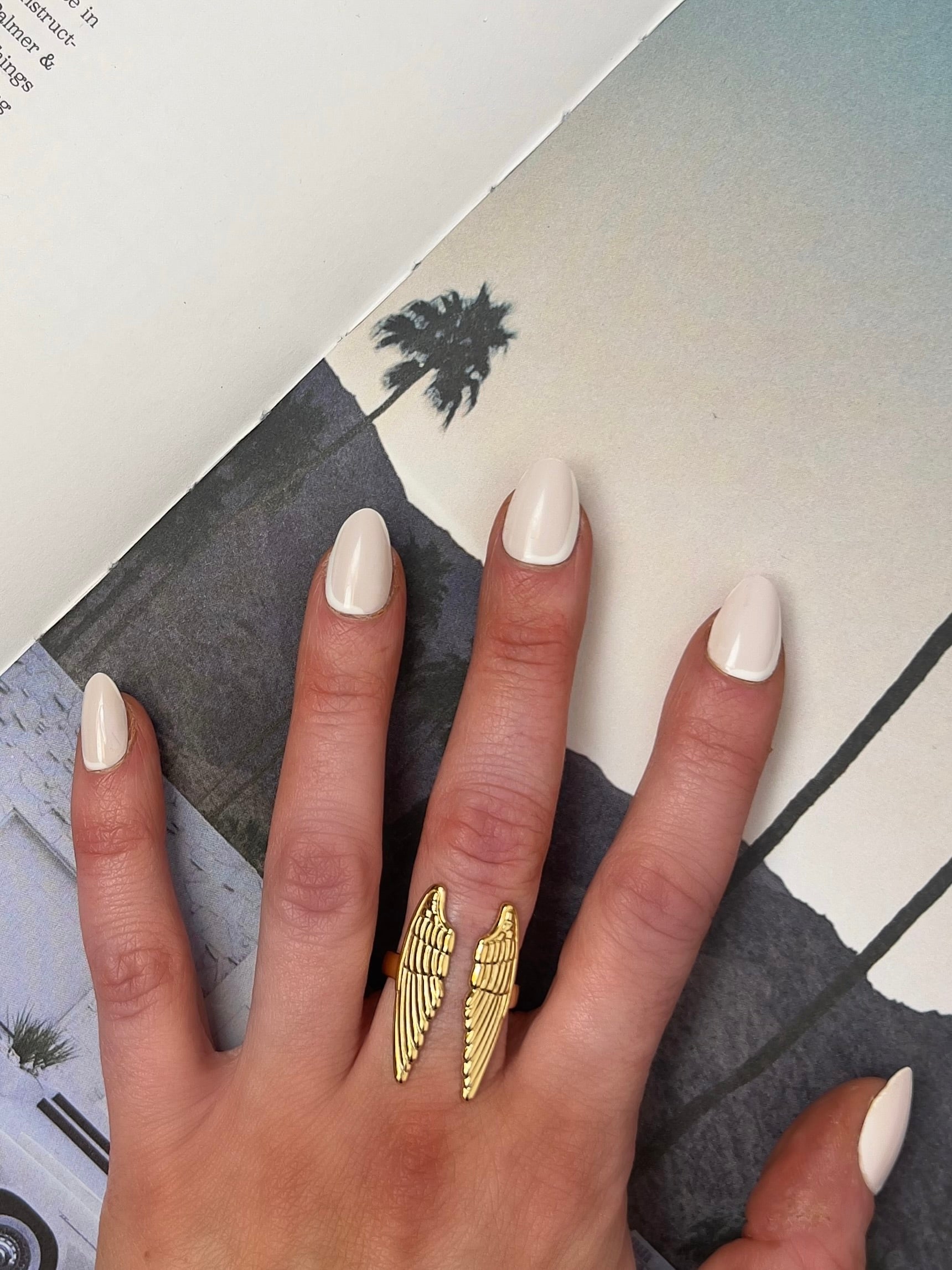 Guardian Angel Statement Ring