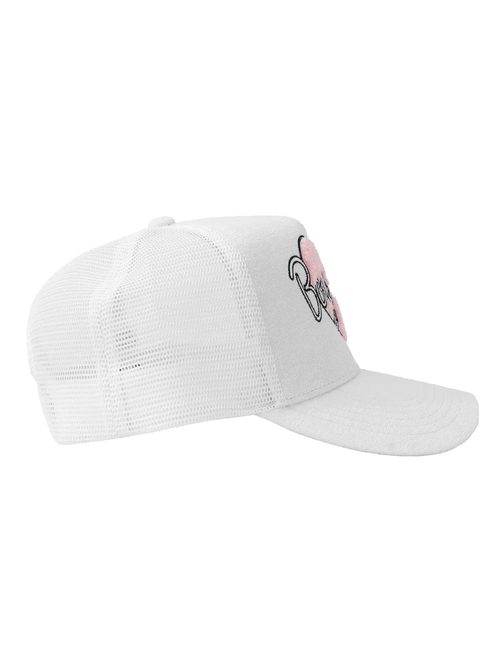 Boys Lie White Yours Truly Trucker Hat