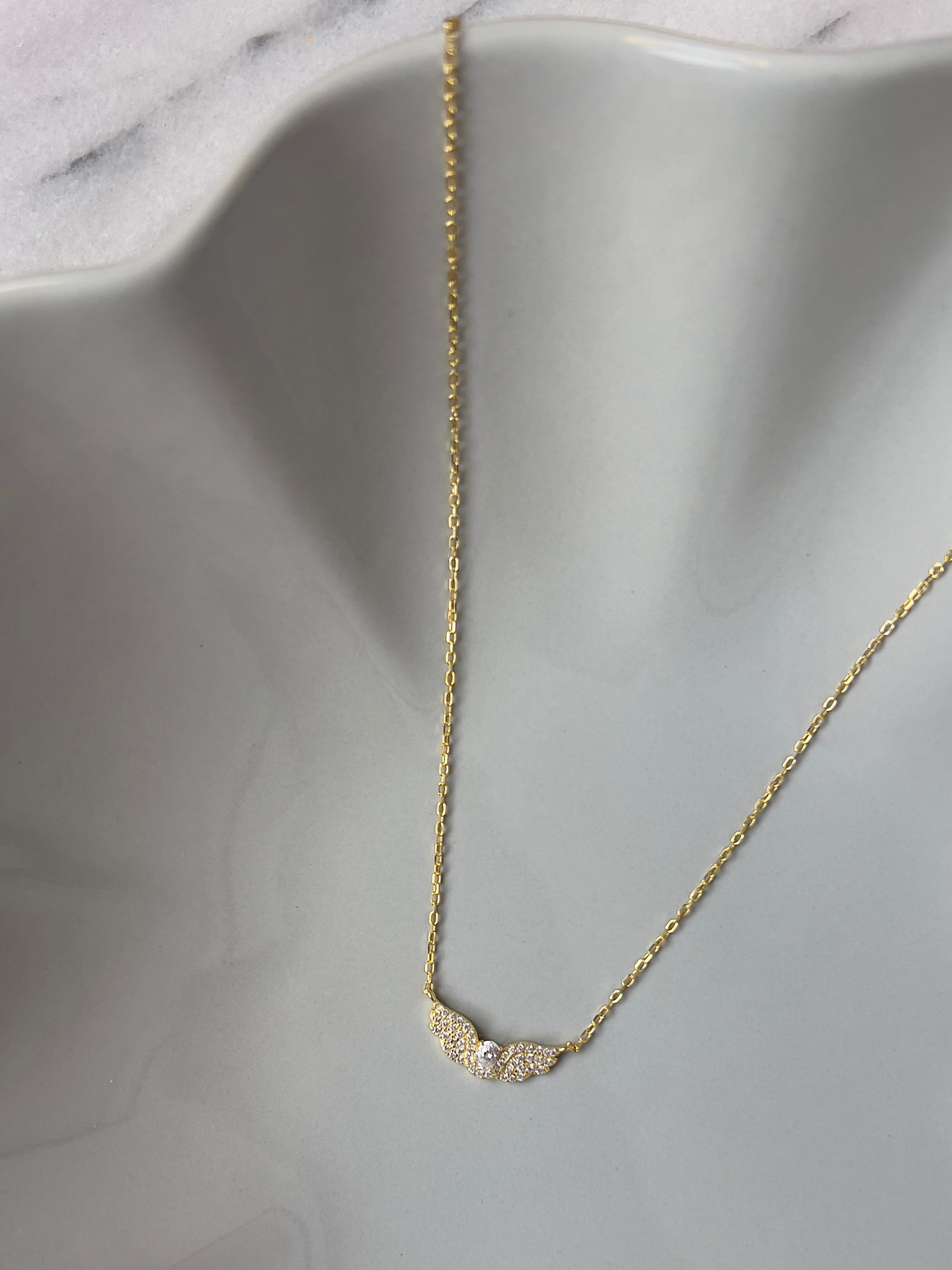 Heavenly Angel Wing Necklace