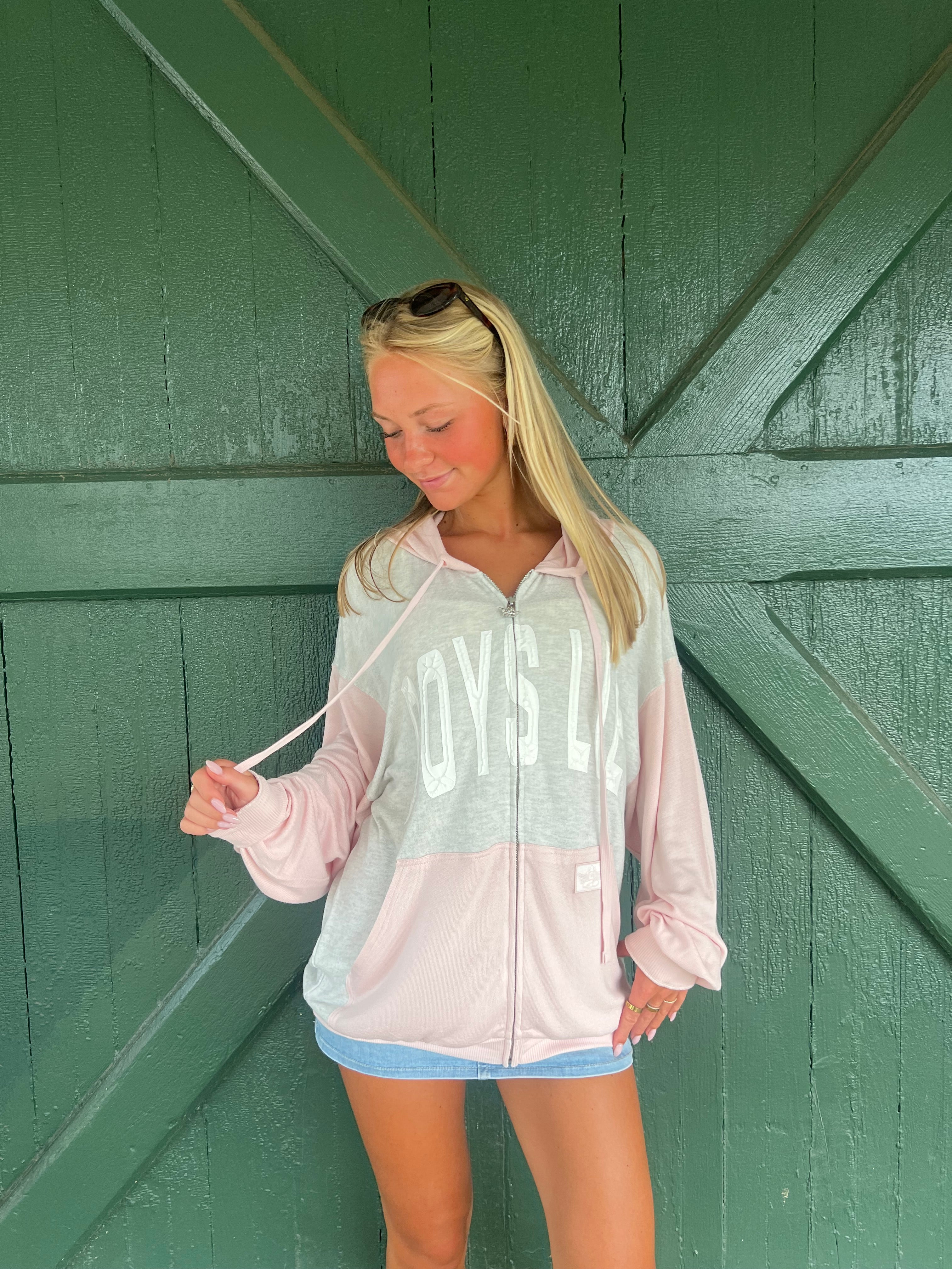 Boys Lie Pinky Promise Harley Zip-Up