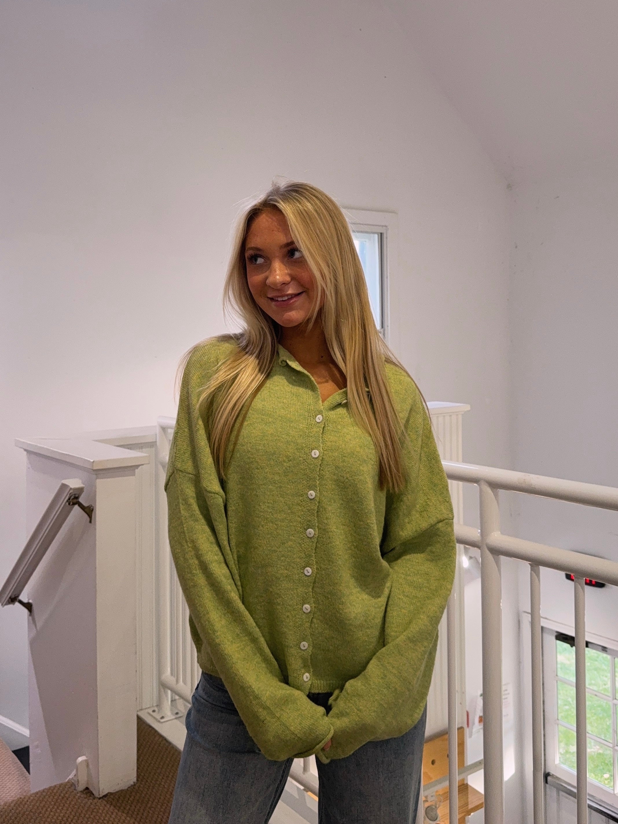 The Lemon Grass It Girl Sweater