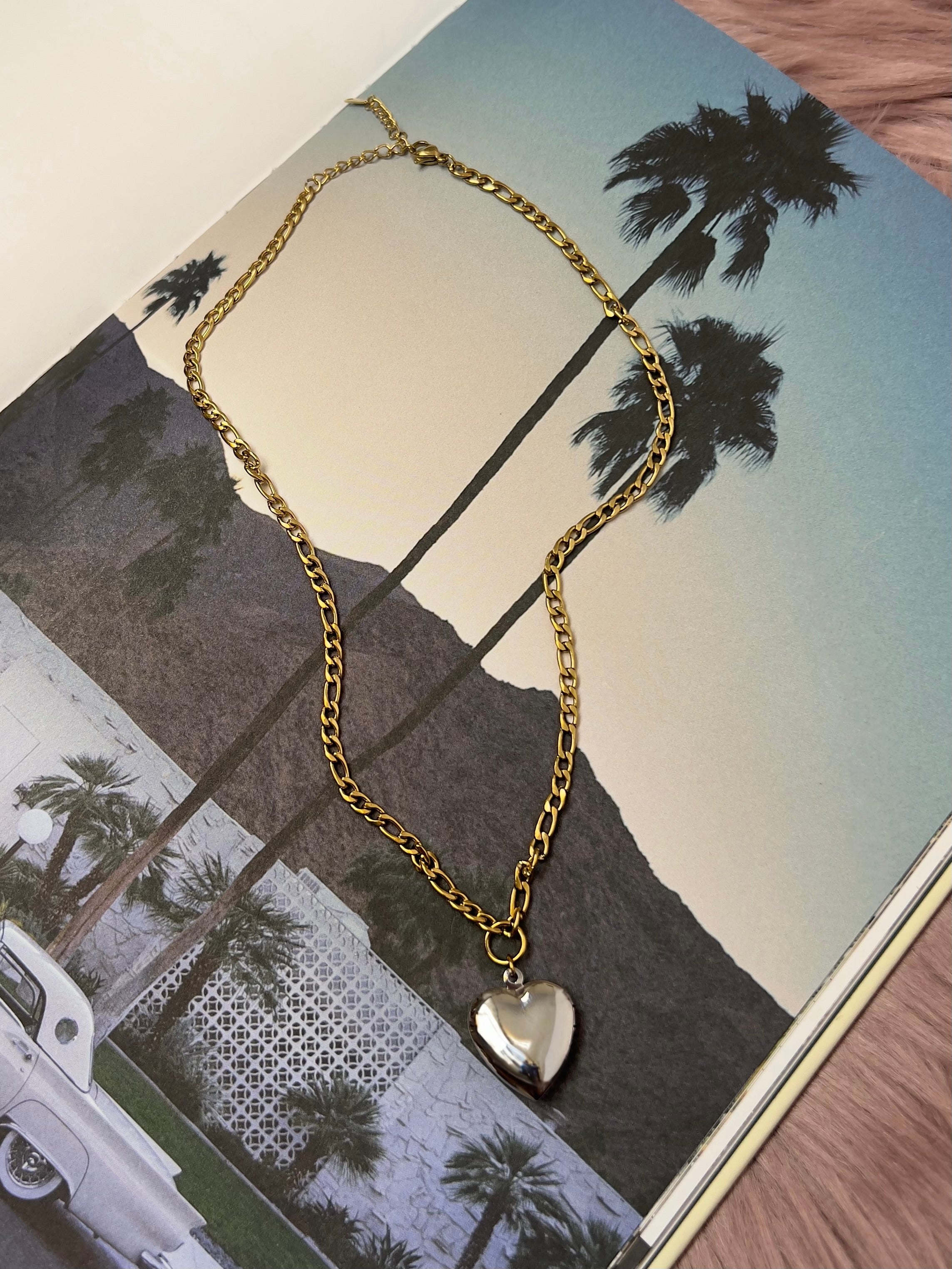 Lauren Heart Locket Necklace