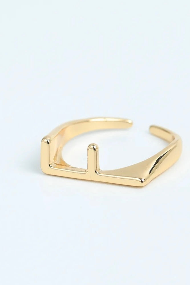 Sloane Slim Initial Ring