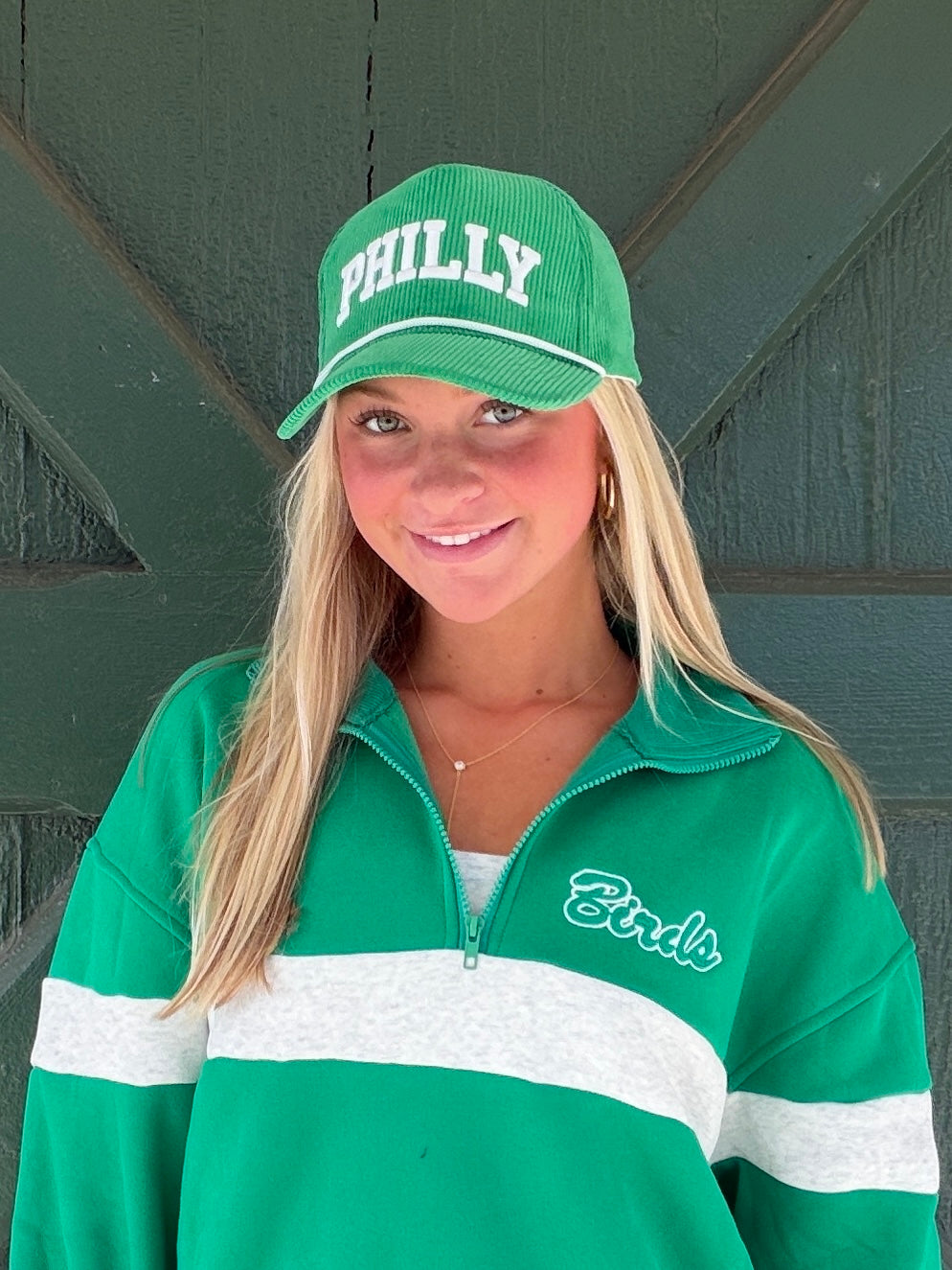 Philly Corduroy Baseball Cap – Kelly Green