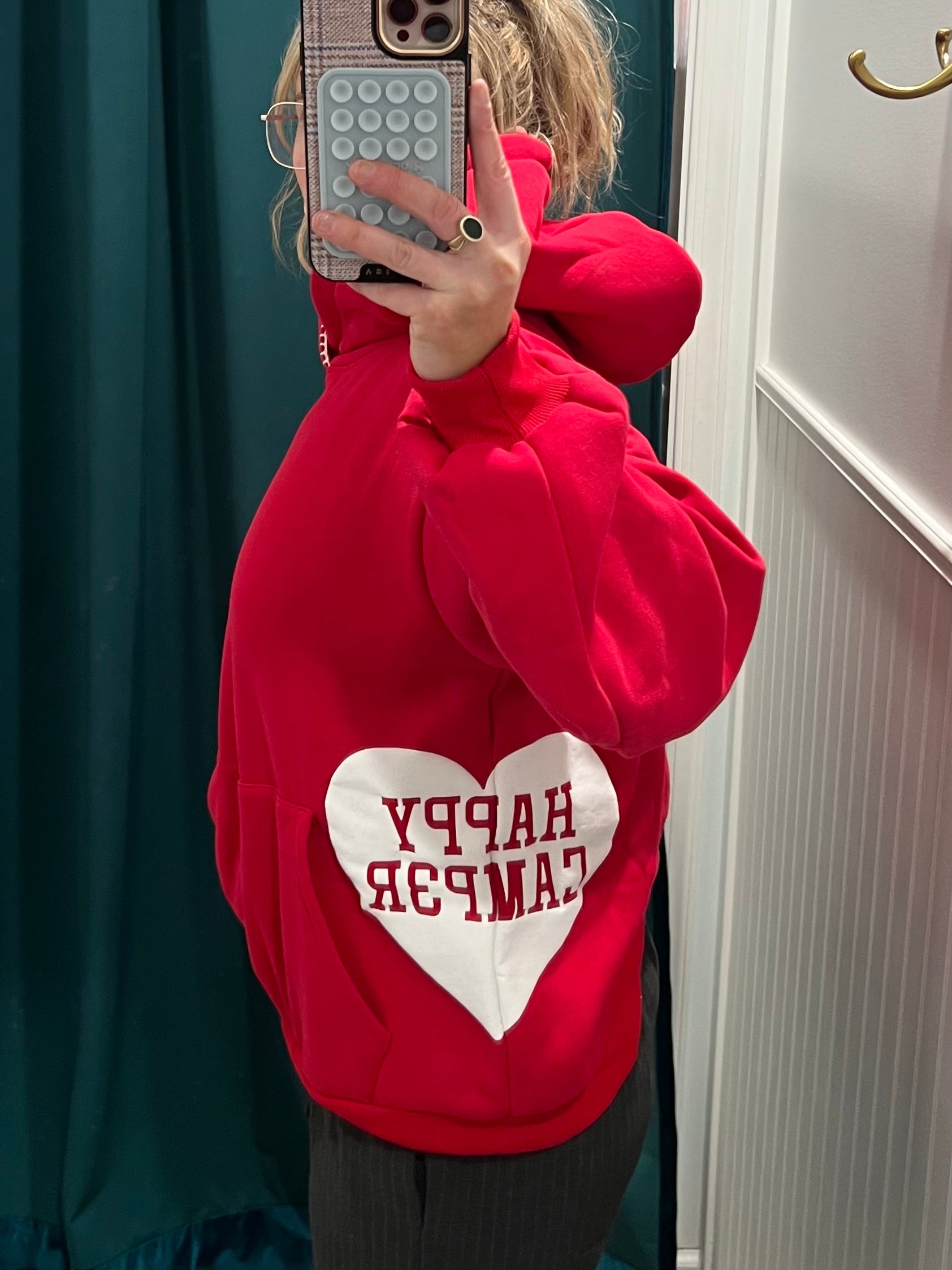 Happy Camp3r Scarlett Heartfelt Hoodie
