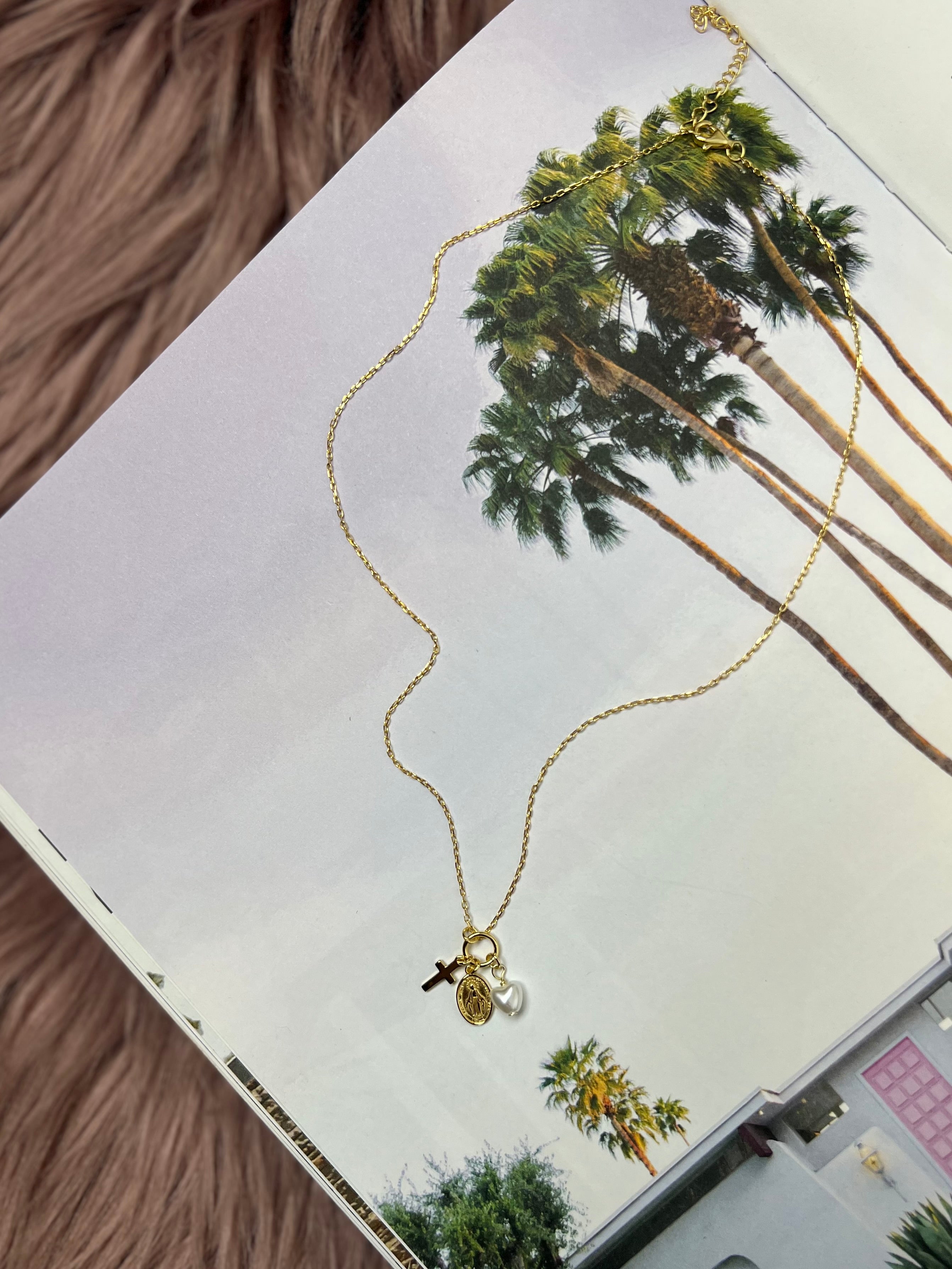 Celeste Petite Charm Necklace