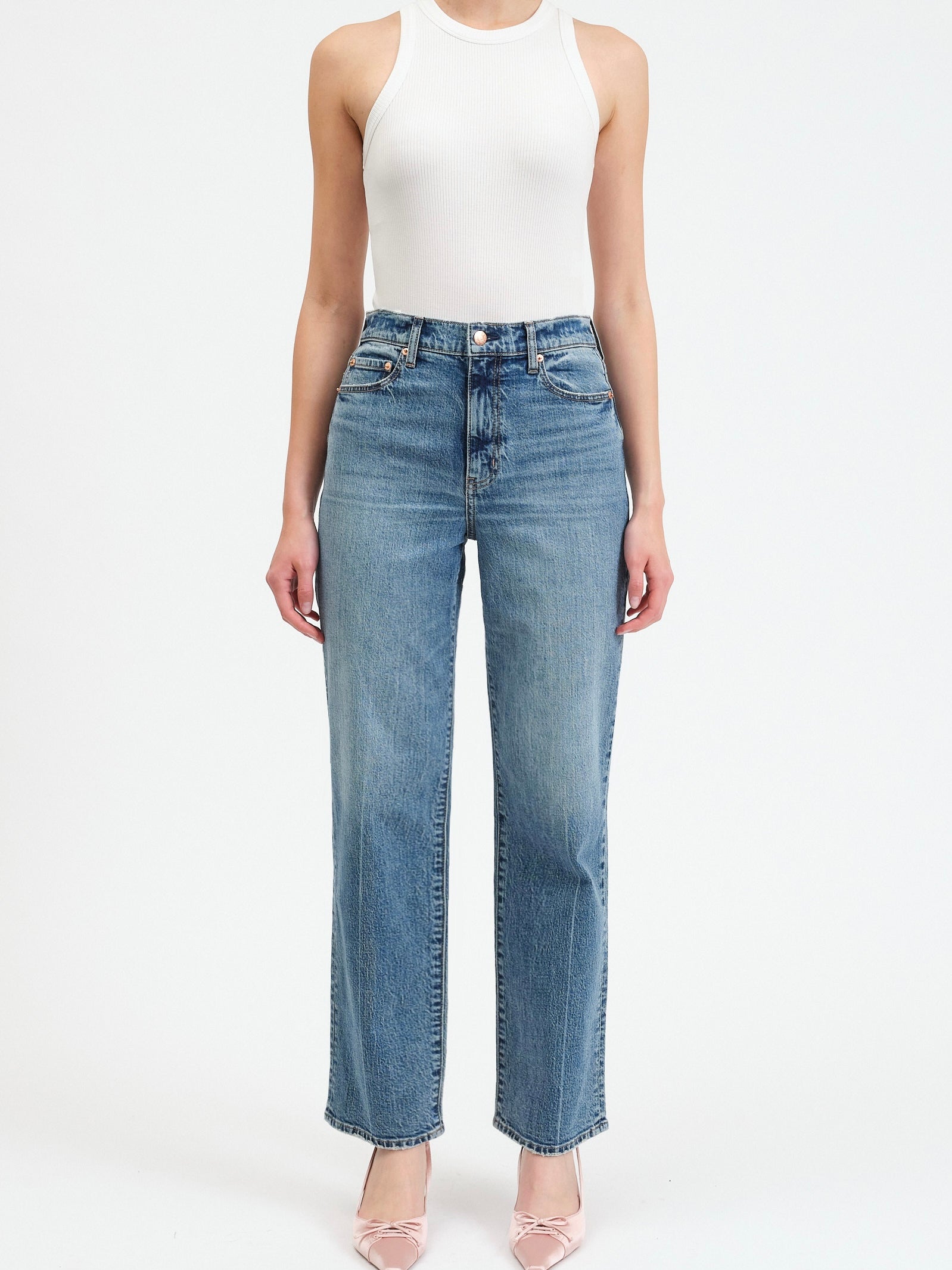 Daze Sundaze High Rise Vintage Straight Jean