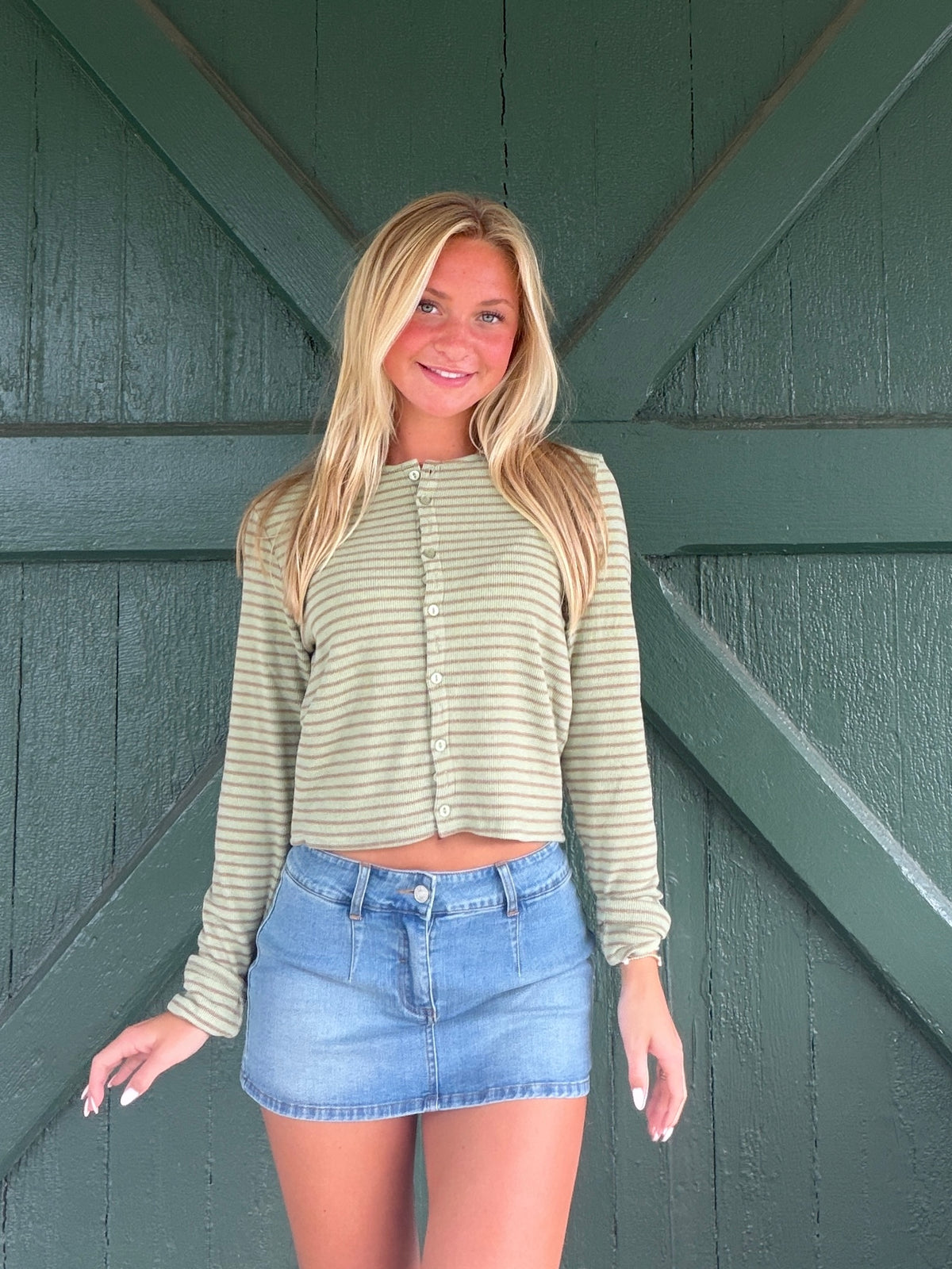 The Comfy Social Cardigan – Pistachio
