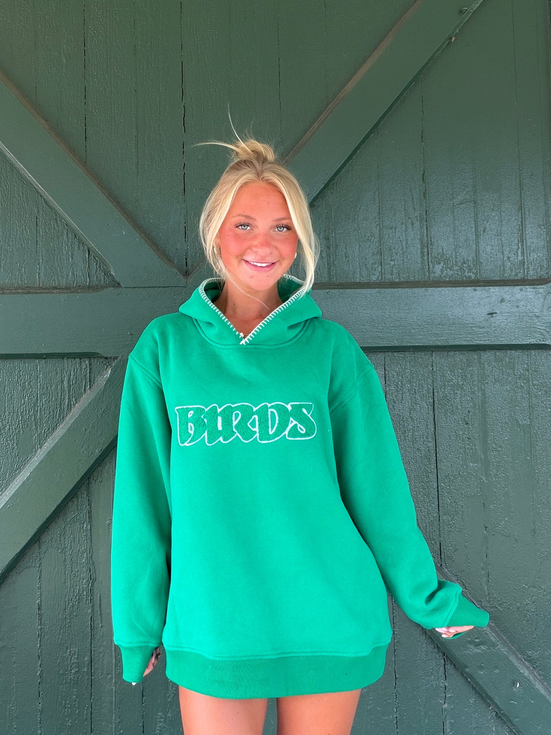 Whip Stitch Hoodie - Go Birds