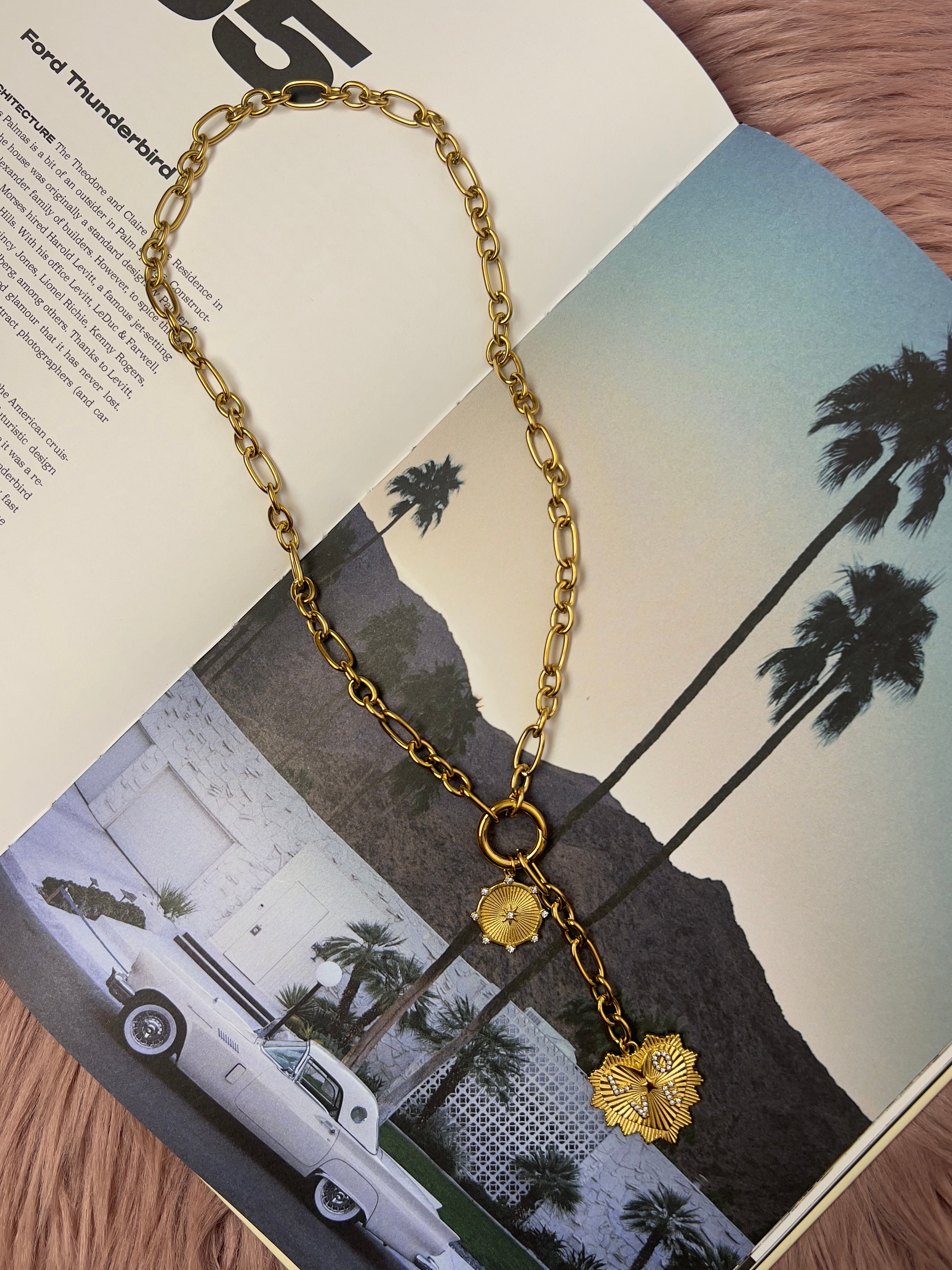 Skylar Love Medallion Necklace