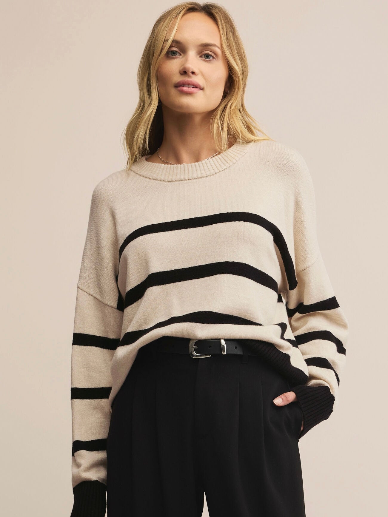 JORDANE STRIPED SWEATER