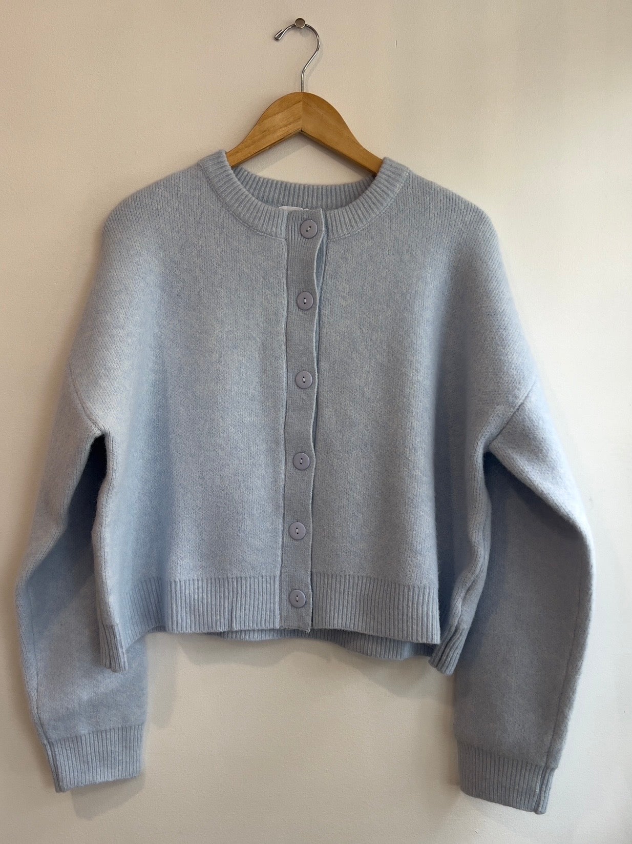 The Effortless Cardigan - Baby Blue