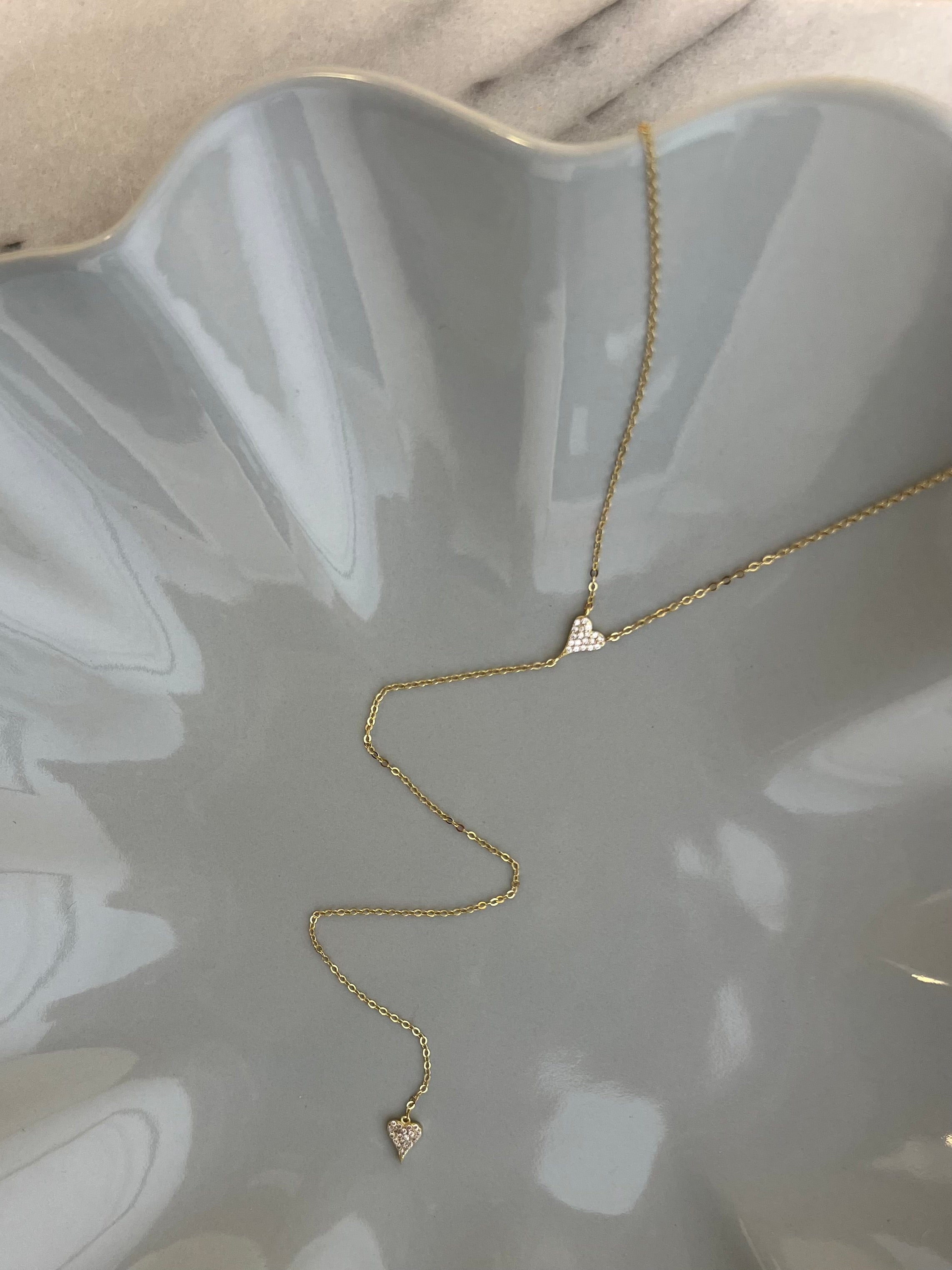 Petite Blaze Lariat Necklace