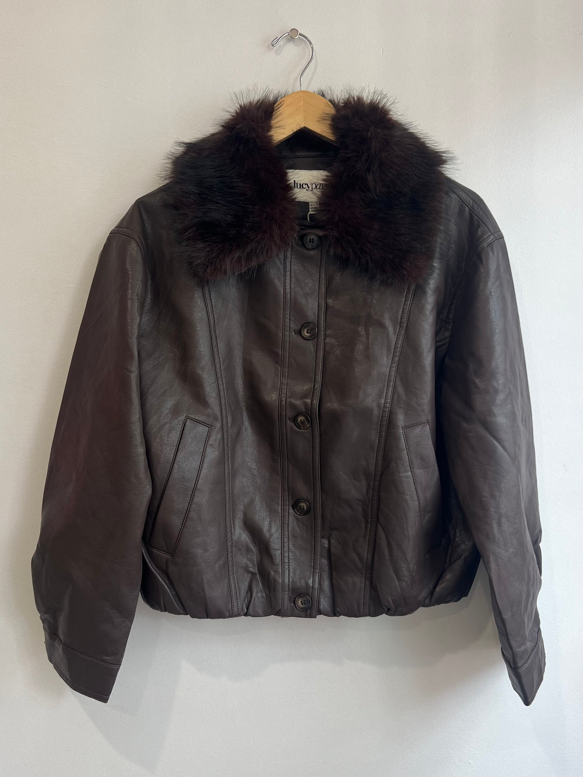 Lucy Paris Marcie Faux Leather Jacket