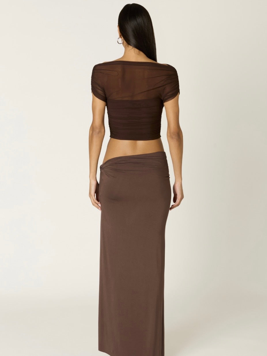 NIA Yale Top - Chocolate