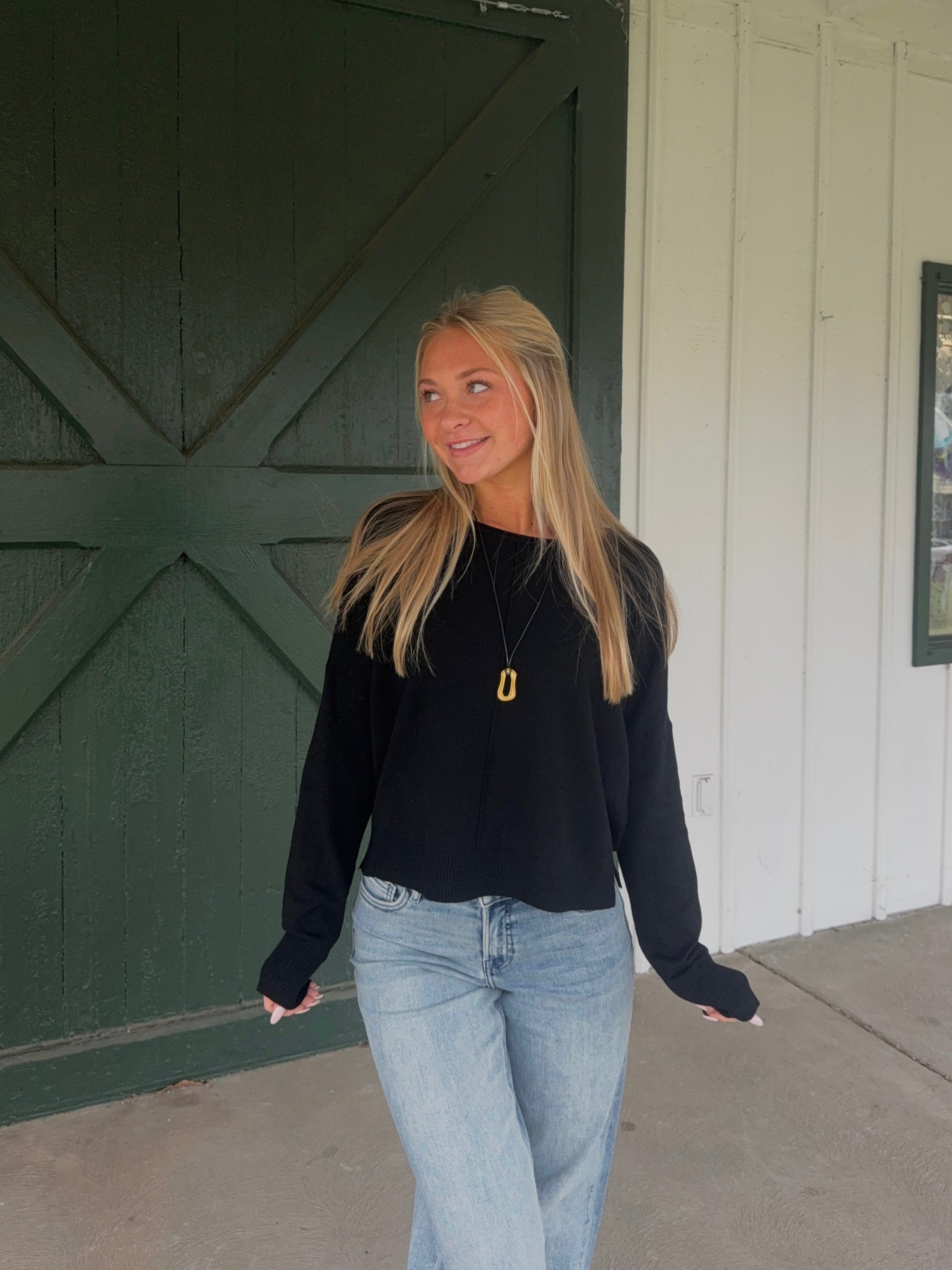 The Easy to Wear Sweater - Black