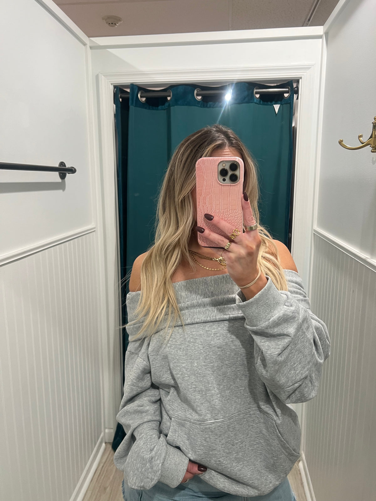 Parker Oversized Fleece Hoodie Sweatshirt